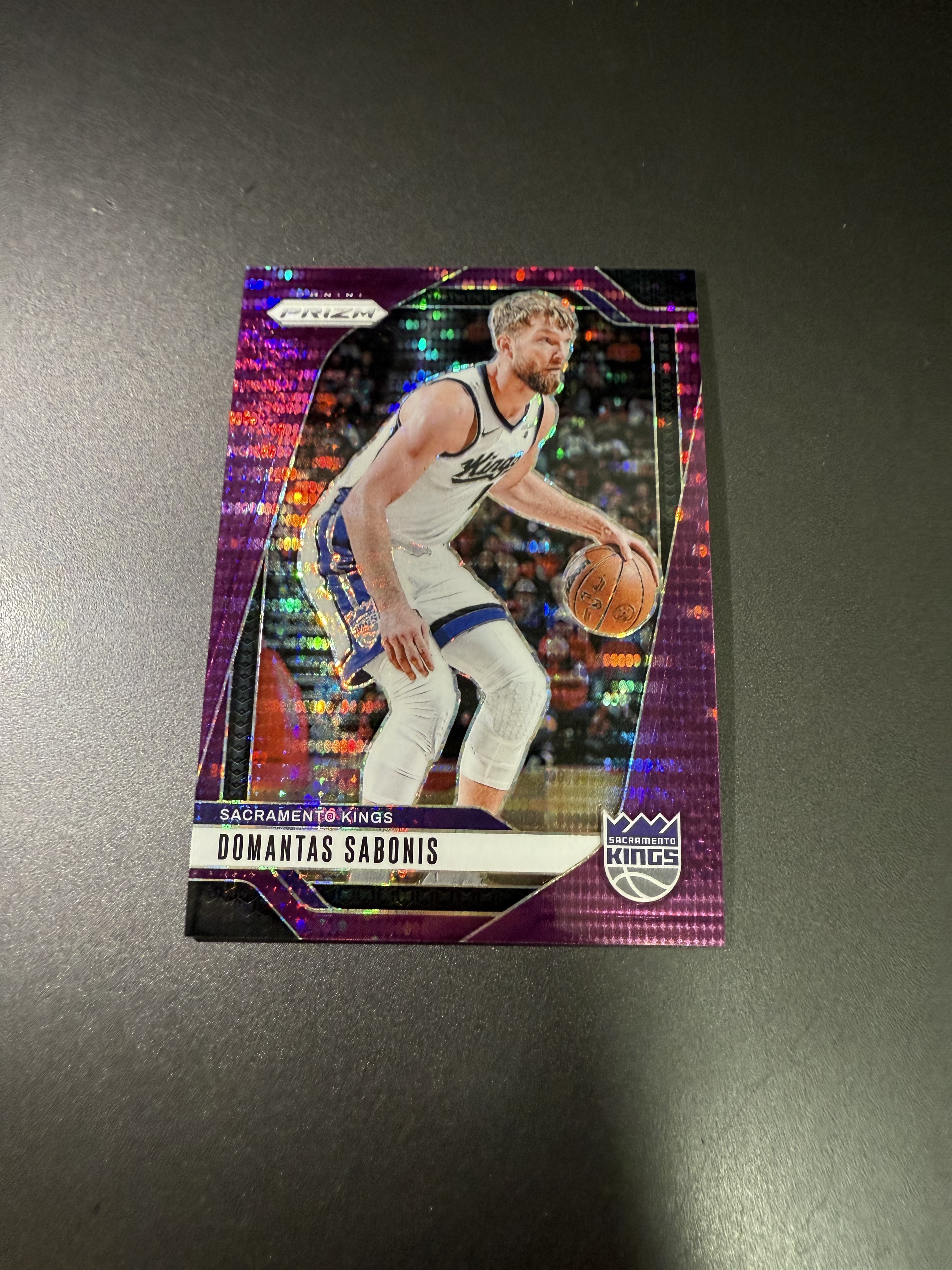2024-25 Panini Prizm Domantas Sabonis 萨博尼斯 紫脉冲折 35编 国王队 什