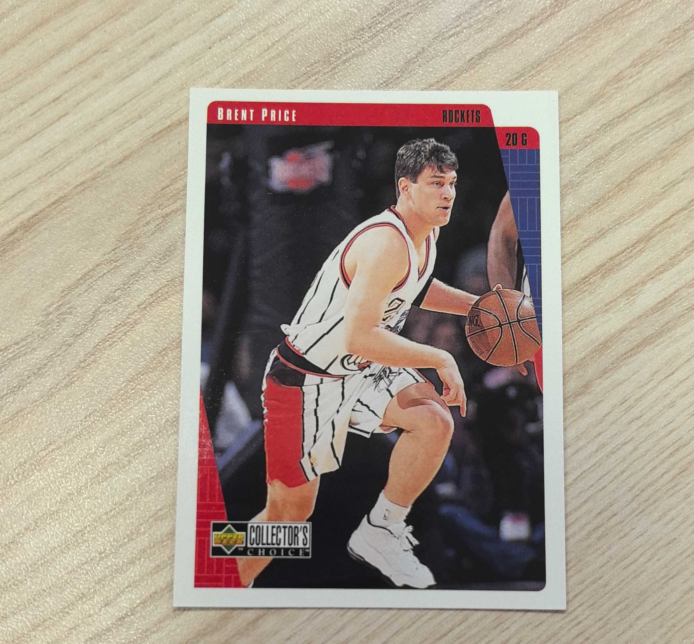 1997-98 Upper Deck Collector's Choice Brent Price 布伦特·普莱斯 先后效力于子弹(奇才)、火箭、灰熊和国王 硬通货 极具收藏价值