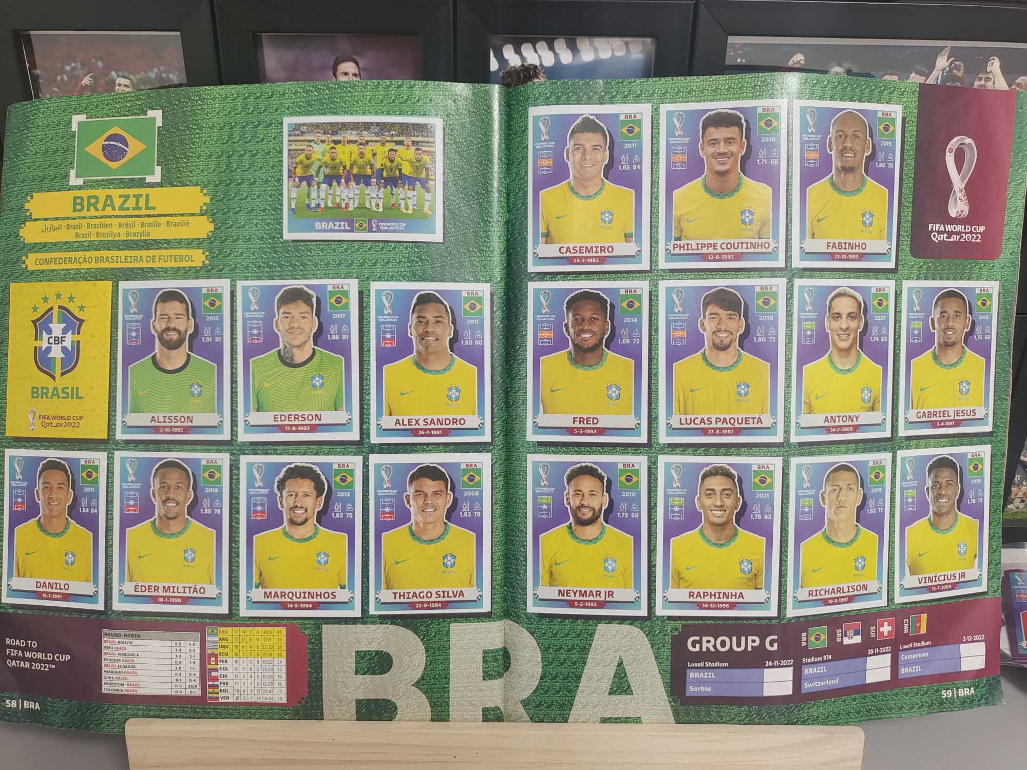 2022 Panini Stickers Lionel Messi 2022卡塔尔世界杯全套贴纸，大全套，带卡册，右上角微损。