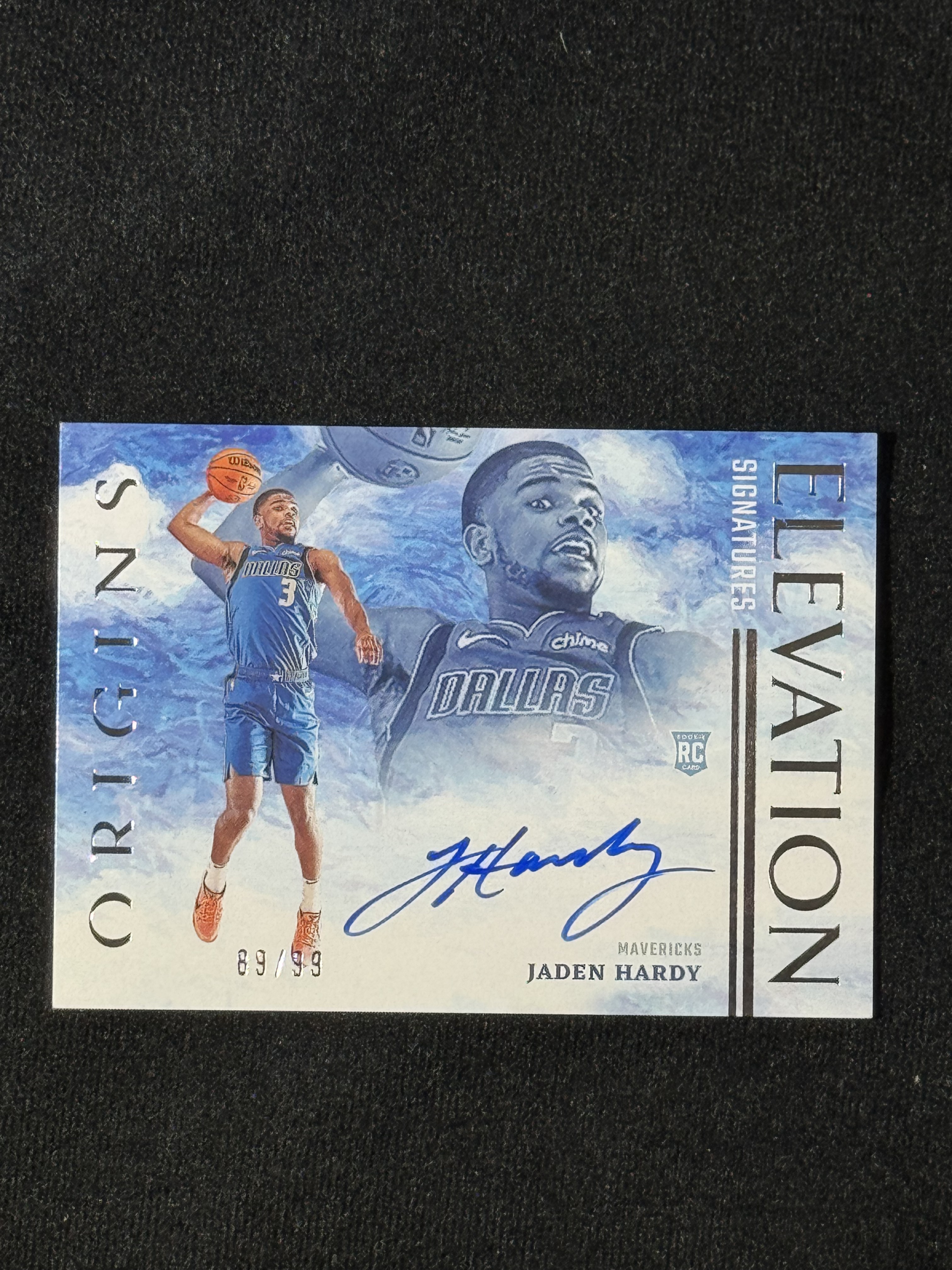 2022-23 Panini Origins Jaden Hardy RC 【扎克代卖】起源 飞升签 99编 卡签 独行侠新秀 杰登 哈迪 实卡好看 瑕疵如图 福盒 猪脚饭