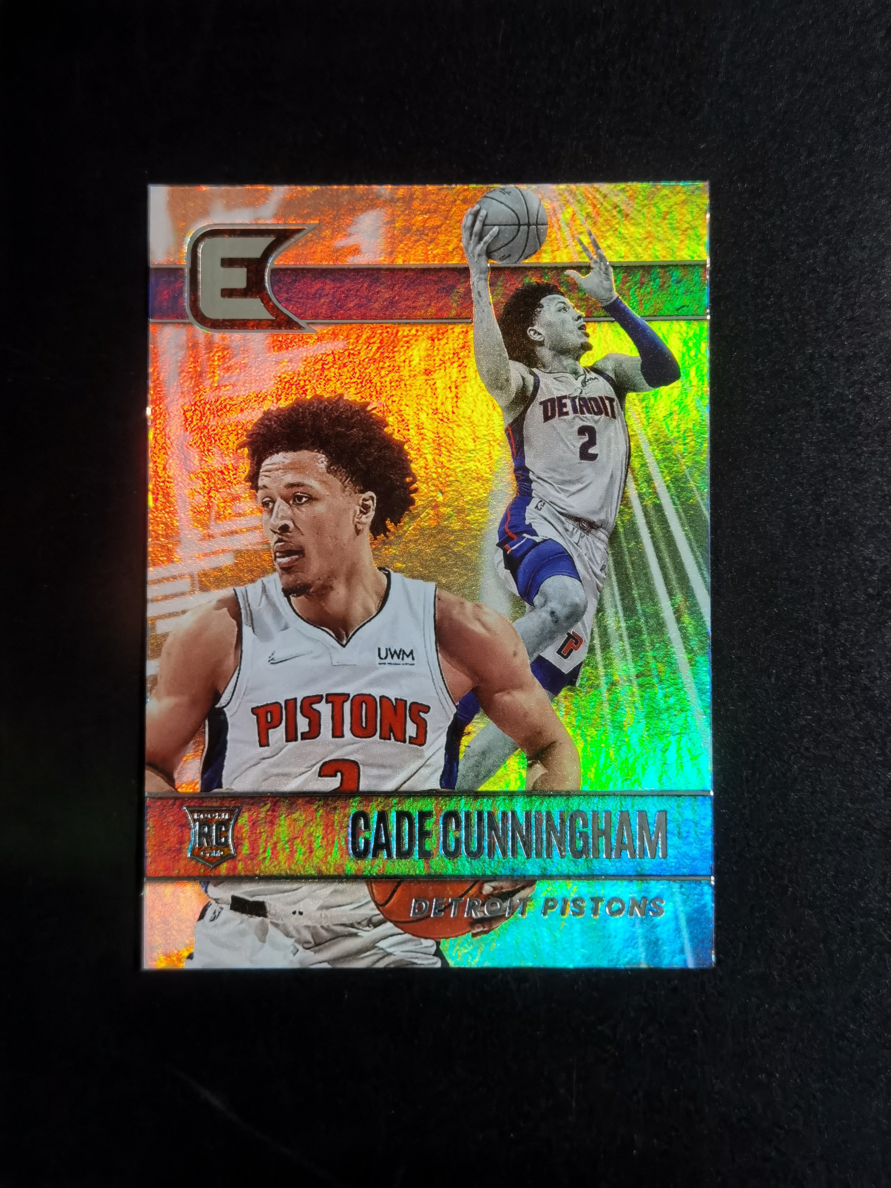 2021-22 Panini Prizm Cade Cunningham RC 编年史 RC新秀 凯德康宁汉姆 坎宁安 CC 电路板 银折 卡品如图 专收必备