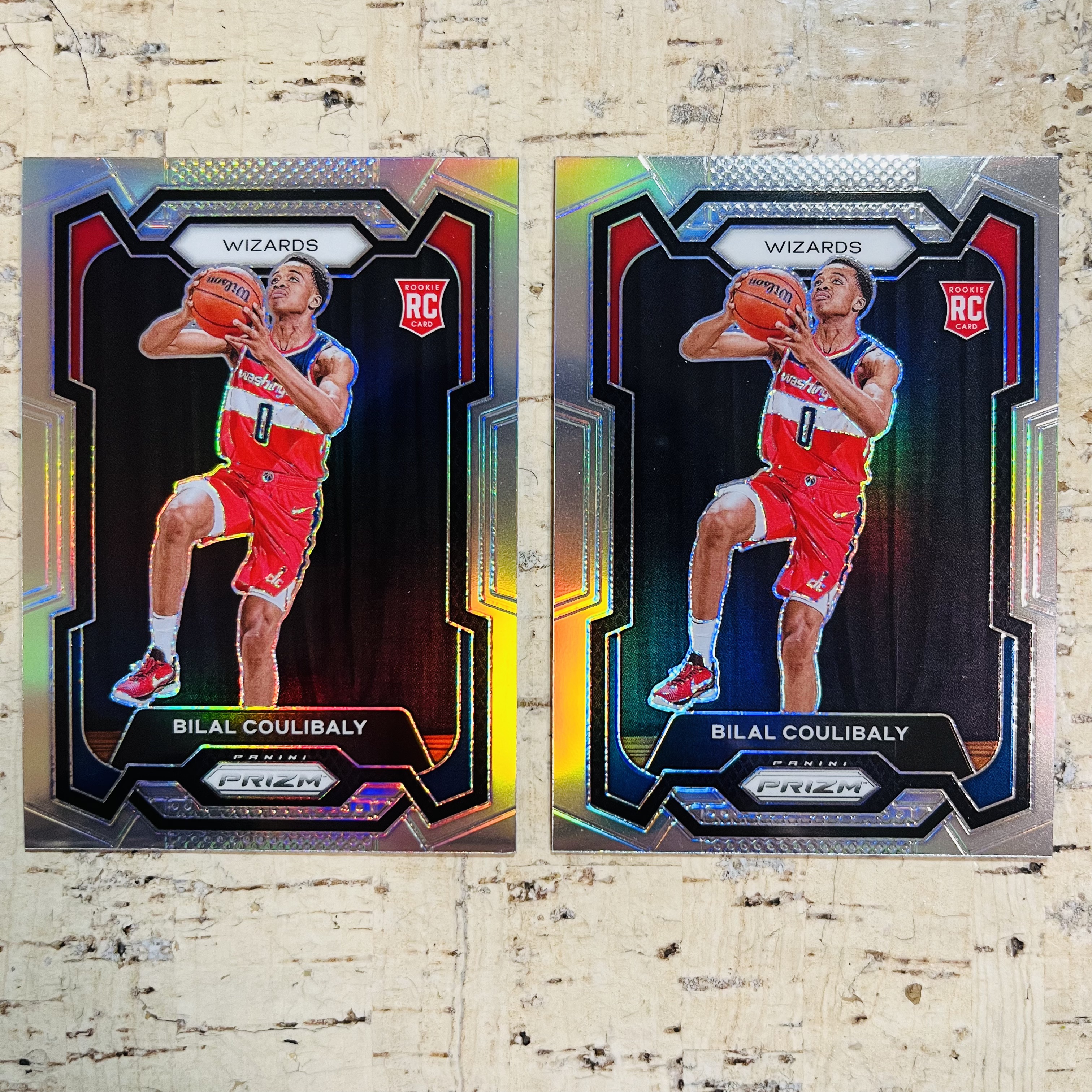 2023-24 Panini Prizm Jaime Jaquez Jr. RC 新秀 热火 奇才 库利巴利 正银折 银折射 2张打包 第2组 稀有折射 凑彩虹必备【小卡迷拍卖 可累积半年】