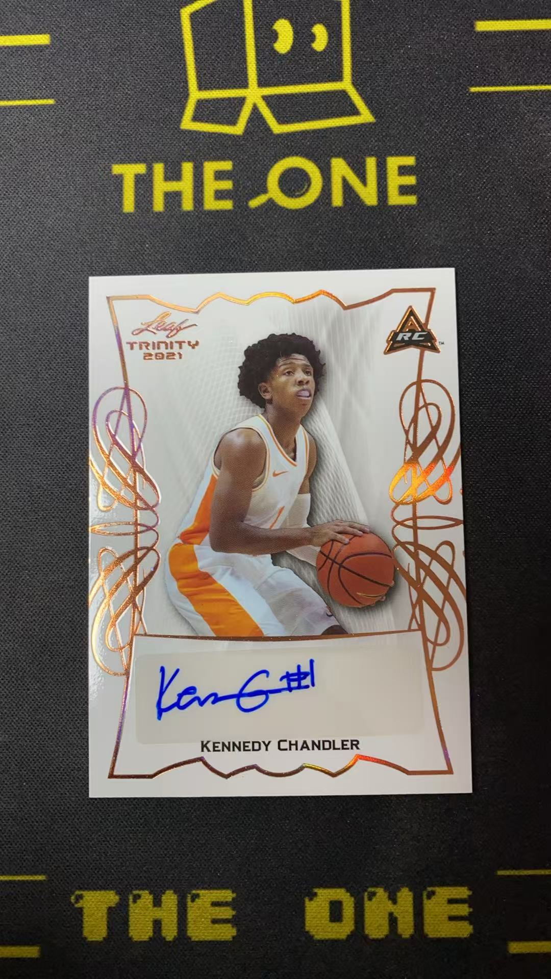 2021 Leaf TRINITY Kennedy Chandler RC 【TheOne】肯尼迪 钱德勒 新秀 签字 不保卡品【TP】