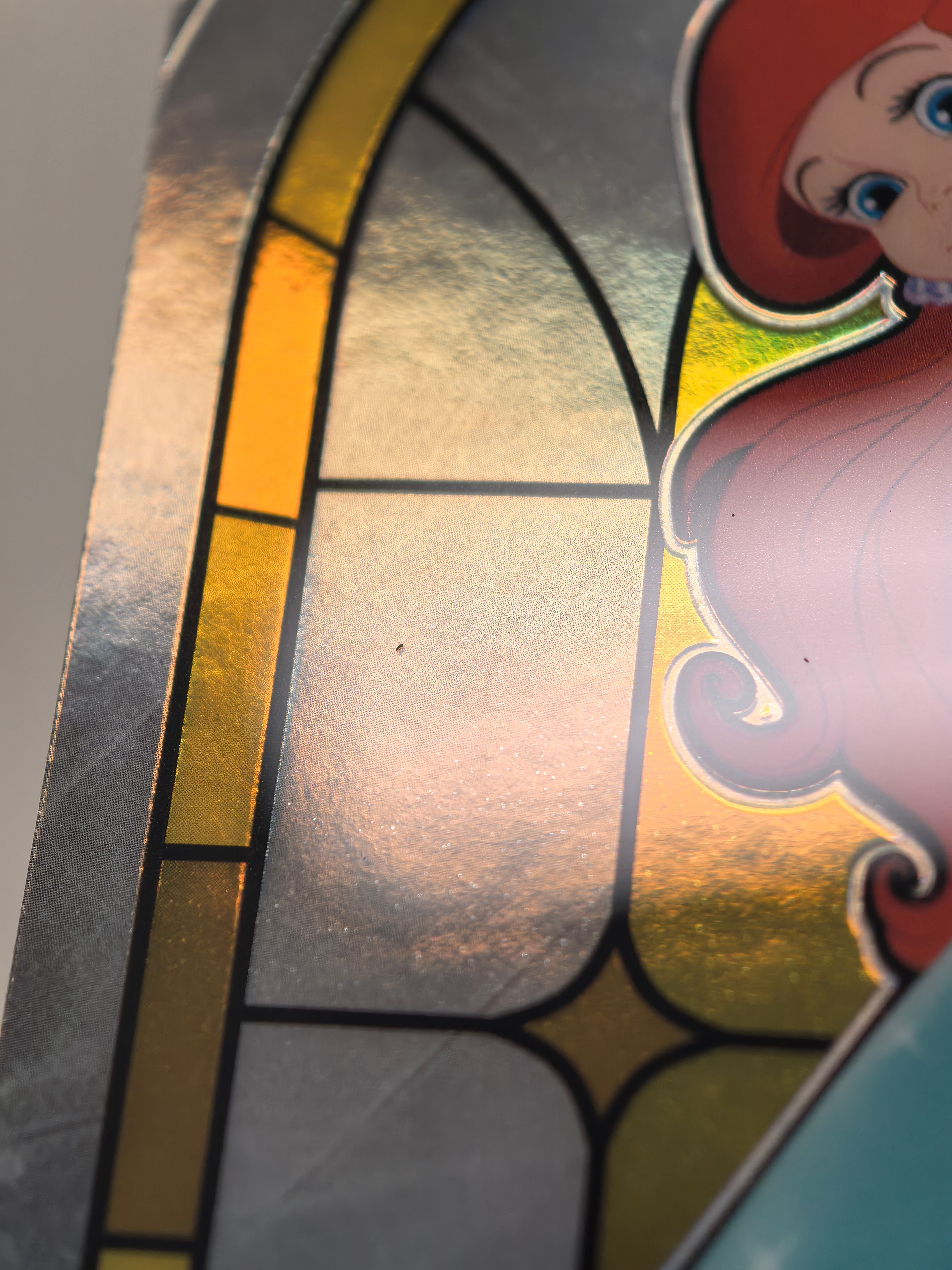 2025 KAKAWOW PHANTOM Disney 卡卡沃 迪士尼 小美人鱼 Ariel 爱丽儿 05/10编 教堂彩色玻璃特卡 折射 微瑕 实卡精美 卡品如图 收藏必入 小U