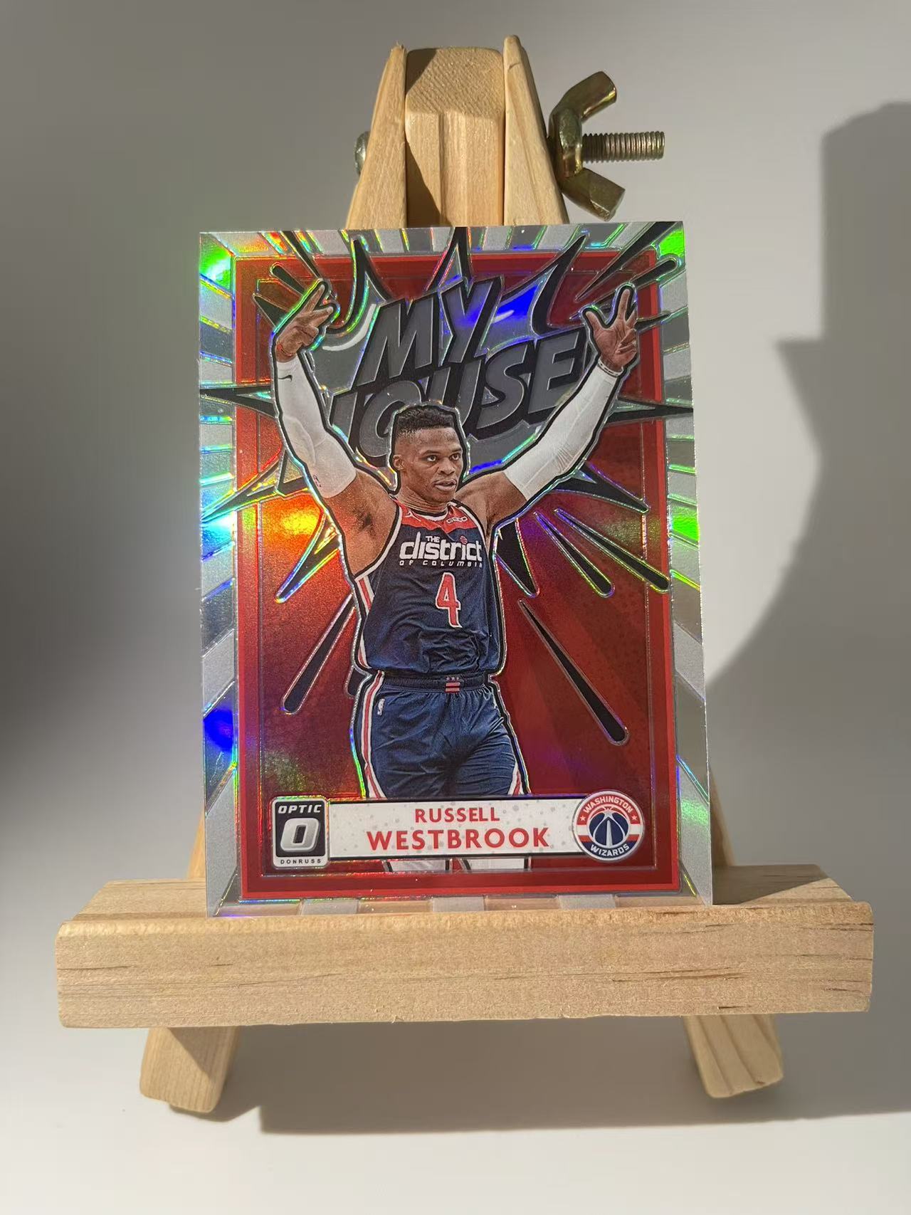 2020-21 Panini Optic Russell Westbrook 雷霆 威少 威斯布鲁克 银折 my house 折射特卡 选图满分