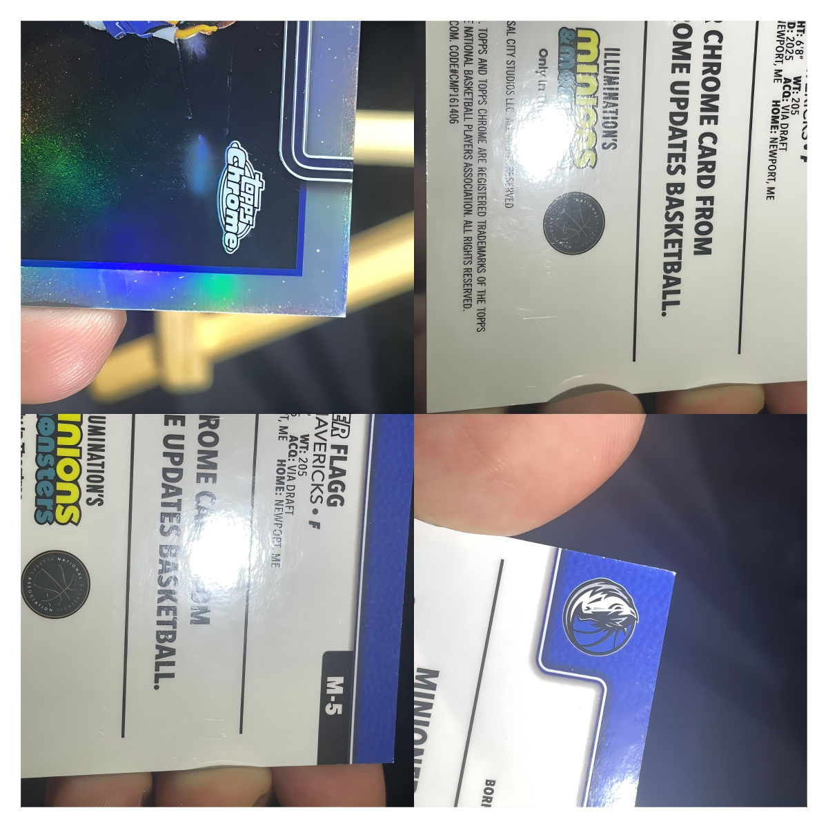 【爆金拍卖】G44 2026 TOPPS CHROME UPDATE Cooper Flagg 库珀 弗拉格 新秀RC 银折 MinionsMonsters MinionFractor 小黄人 插入变化版 超大比例SSP HIT箱货 独行侠