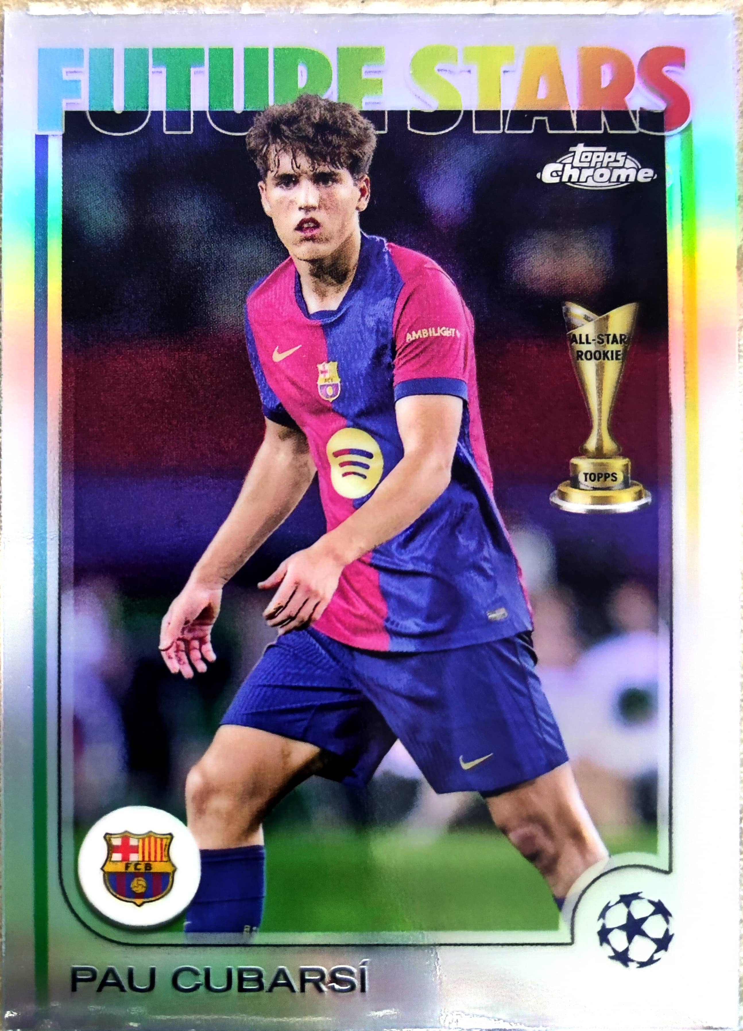 【k代拍】2023-24 Topps Chrome Pau Cubarsi 巴塞罗那 库巴西