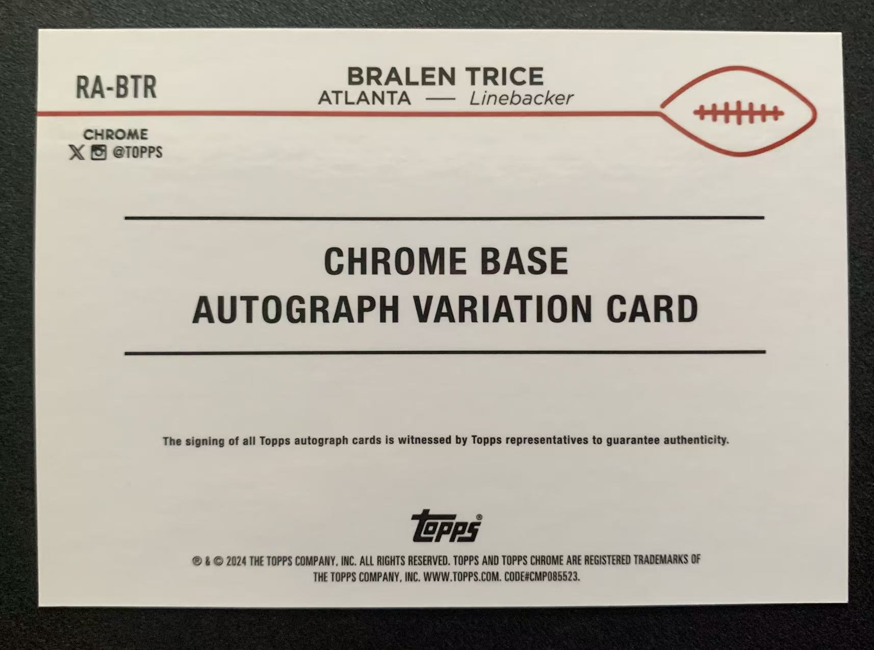 【瞳瞳代卖】2024 Topps Chrome NFL 橄榄球 劳伦斯 泰勒 25/25 尾编 签字 球星卡 1次MVP 3次最佳防守球员10次职业碗8次1阵2次超级碗冠军NFL百大球员 名人堂成员