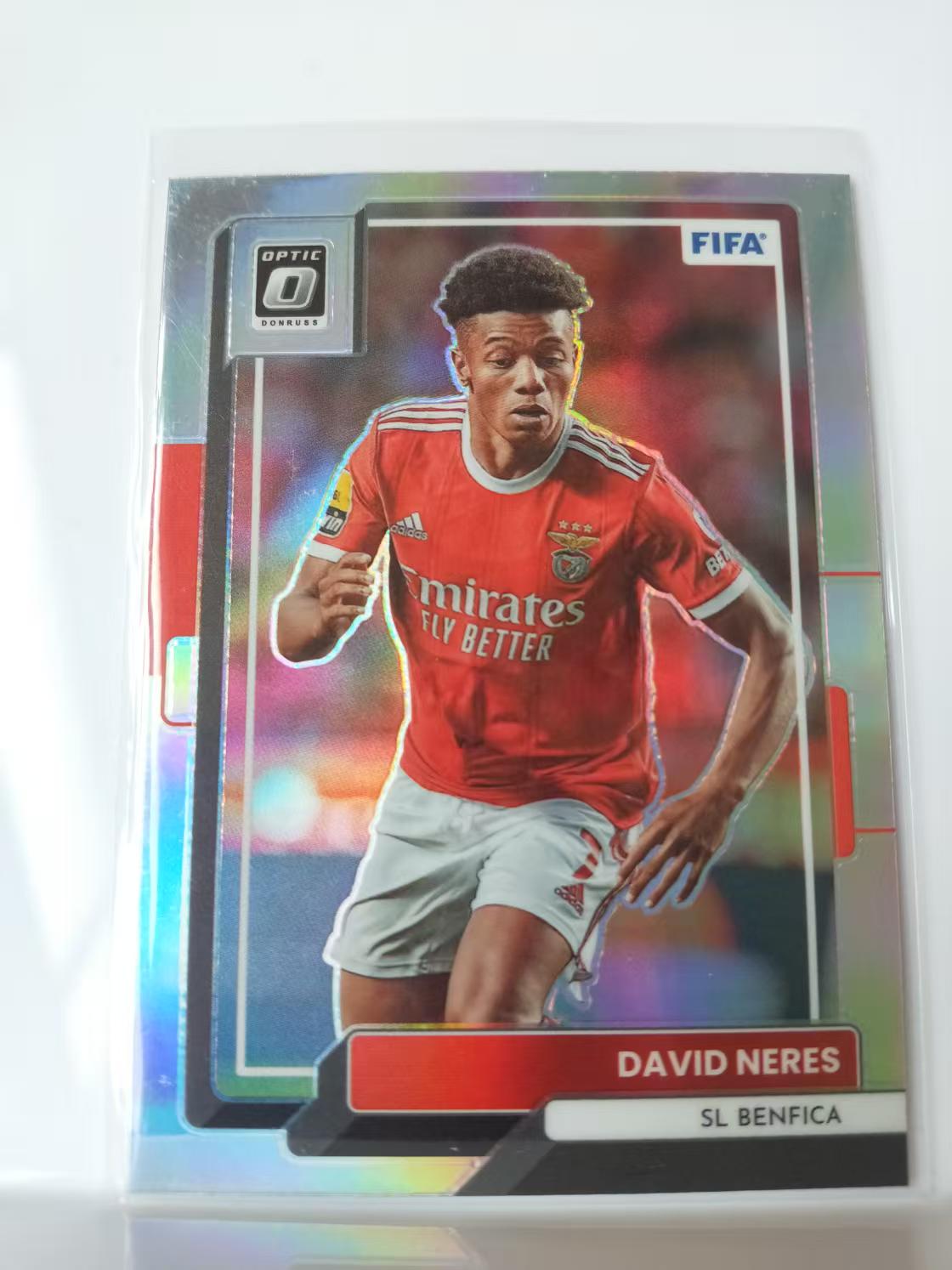 2022-23 Panini Donruss David Neres 内雷斯 本菲卡  FIFA 银折 杜蕾斯Optic O版 卡品如图 Q020D