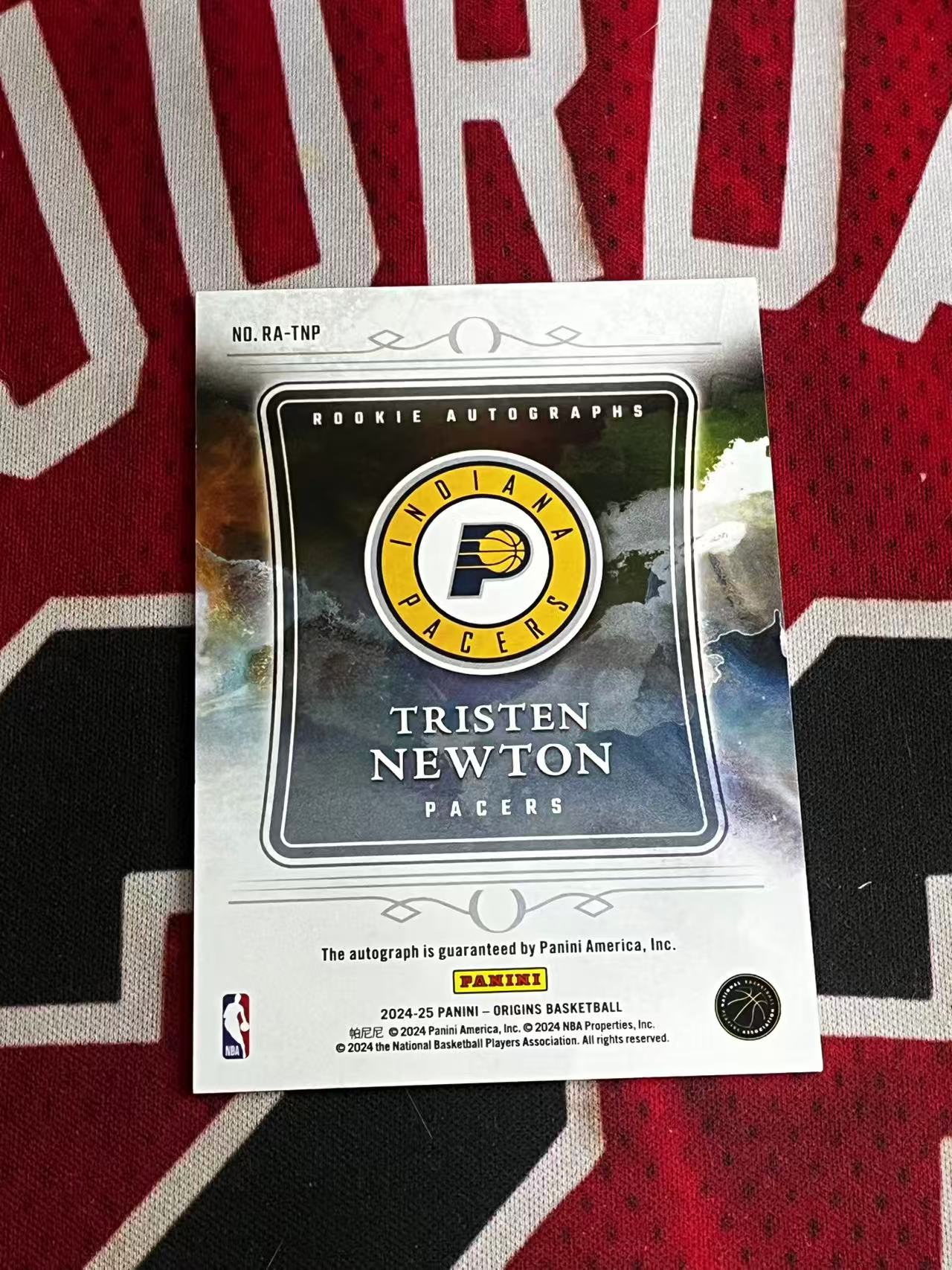 【接寄拍】2024-25 PANINI ORIGINS 起源系列 步行者 新秀RC 特里斯滕牛顿 签字卡 卡签 新秀签 专收凑套必备【烂臭嘴拍卖】