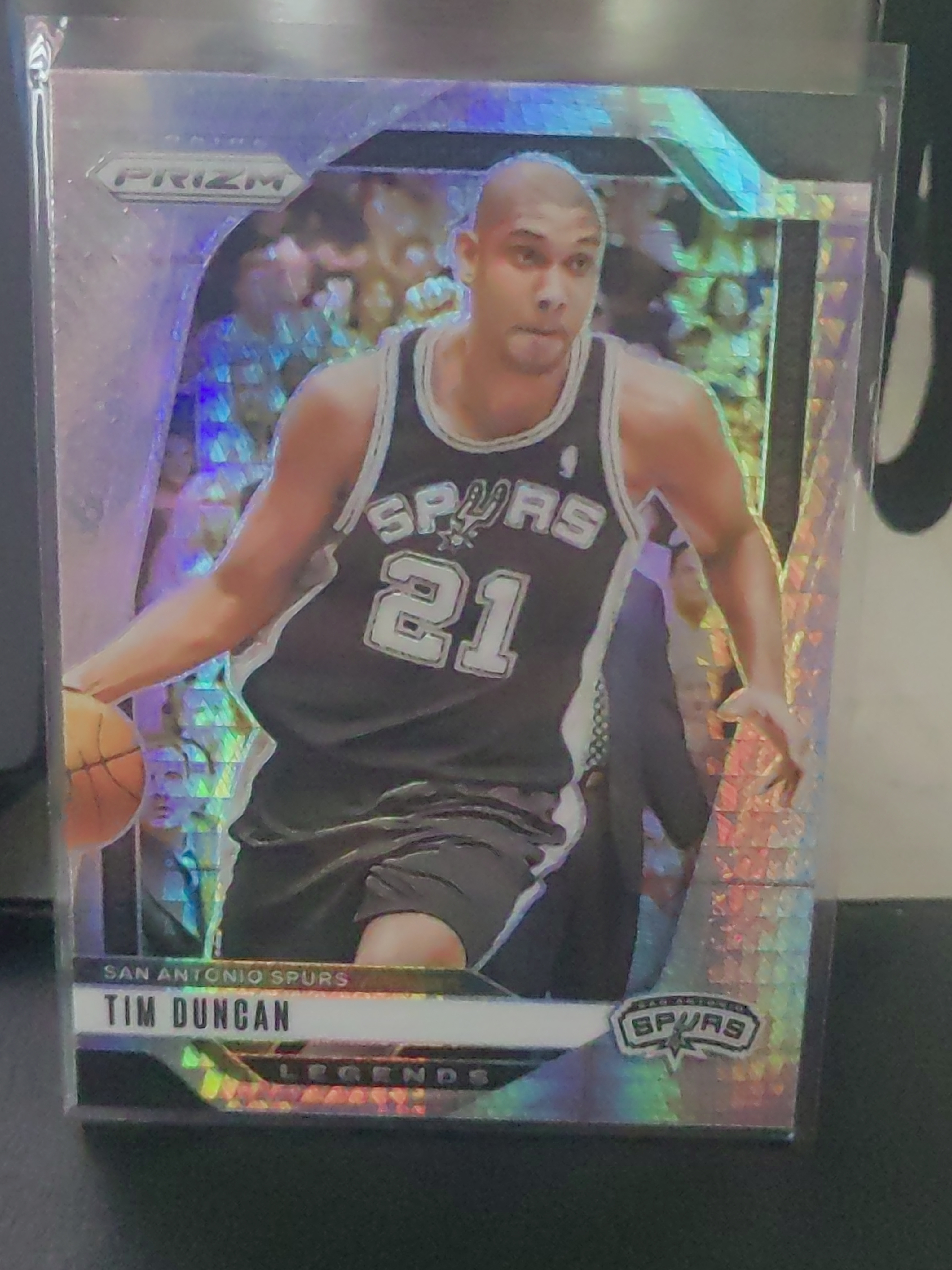 2024-25 Panini Prizm Tim Duncan PZ hyper折 蒂姆 邓肯 马刺 篮 白边白角 不保卡品 卡品如图