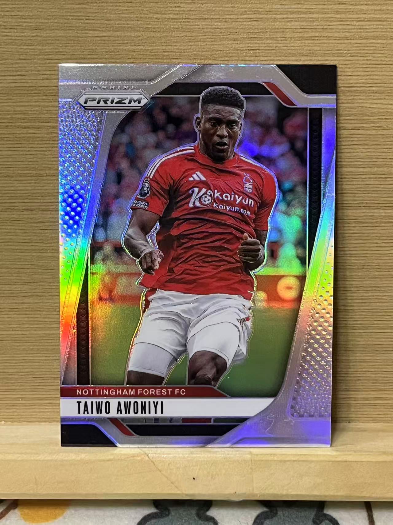 2024-25 Panini Prizm Taiwo Awoniyi 阿沃尼耶 诺丁汉森林 英超 银折 实卡精美 收藏必备 LZ1-