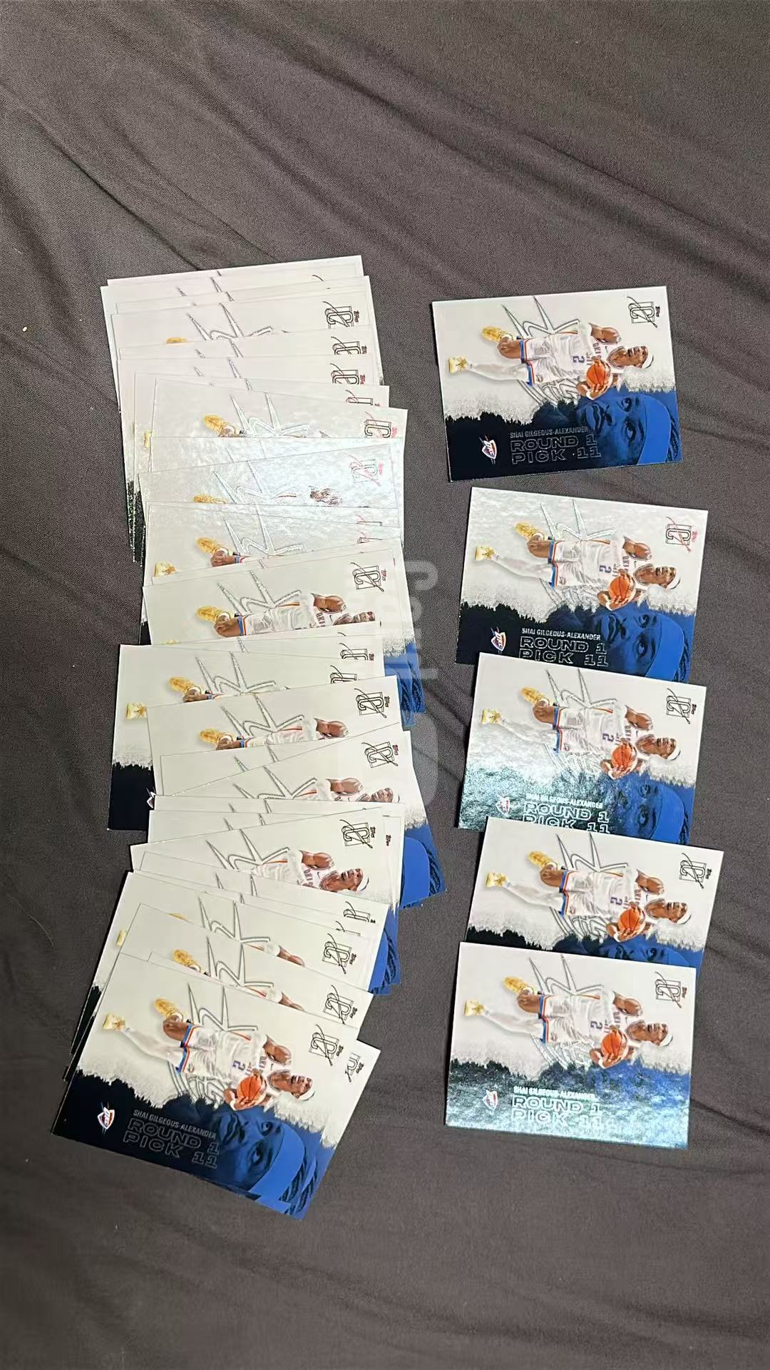 2026 Topps Signature Class Shai Gilgeous-Alexander 【小猪包代卖】雷霆 SGA 亚历山大 MVP 30张 lot 元年 base 凑套 冰山