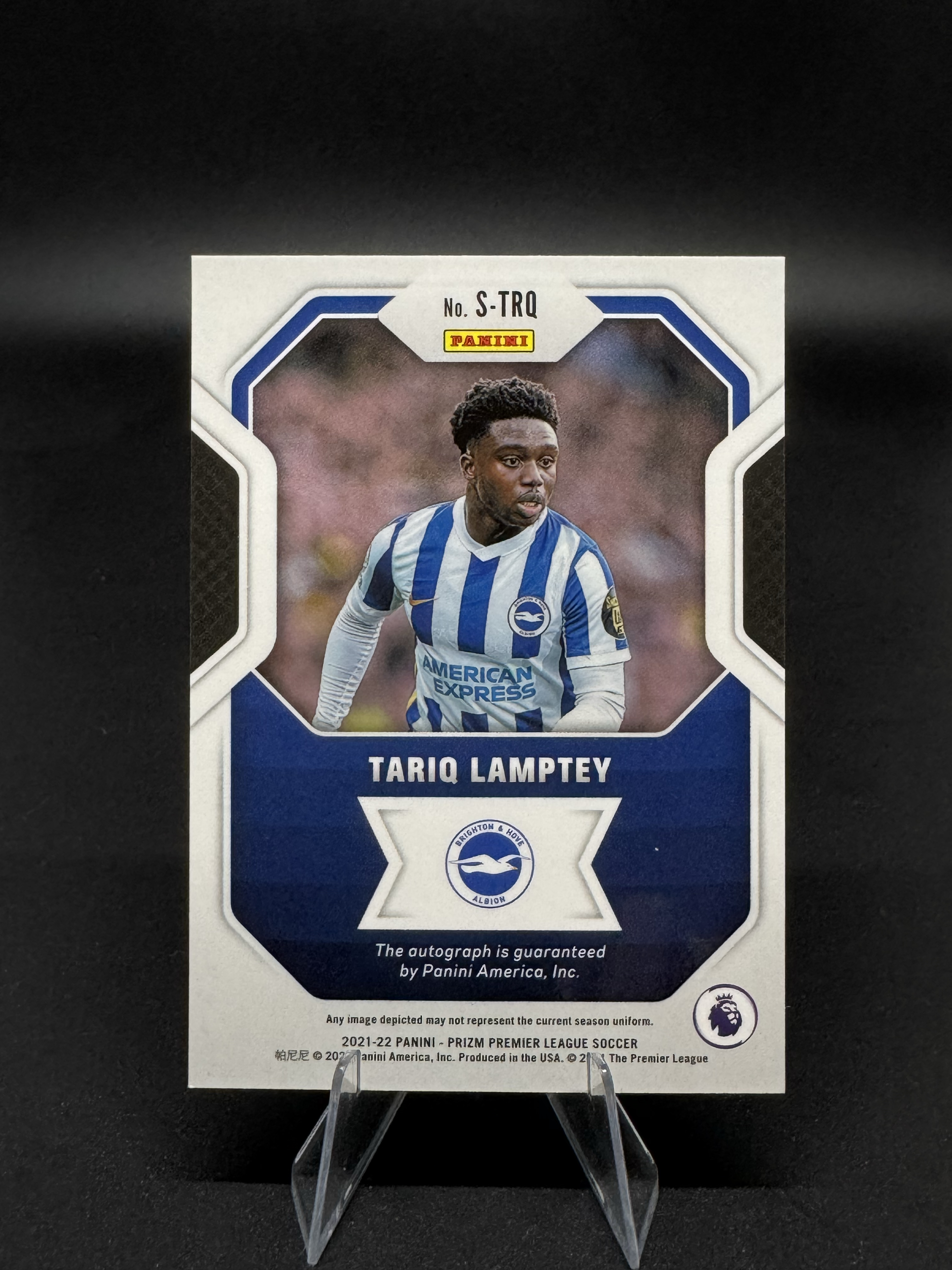 2021-22 Panini Prizm Tariq Lamptey 【蓉城拍卖】塔里克 兰普泰 布莱顿 英超pz 签字 佛罗伦萨 收藏必备 赛文