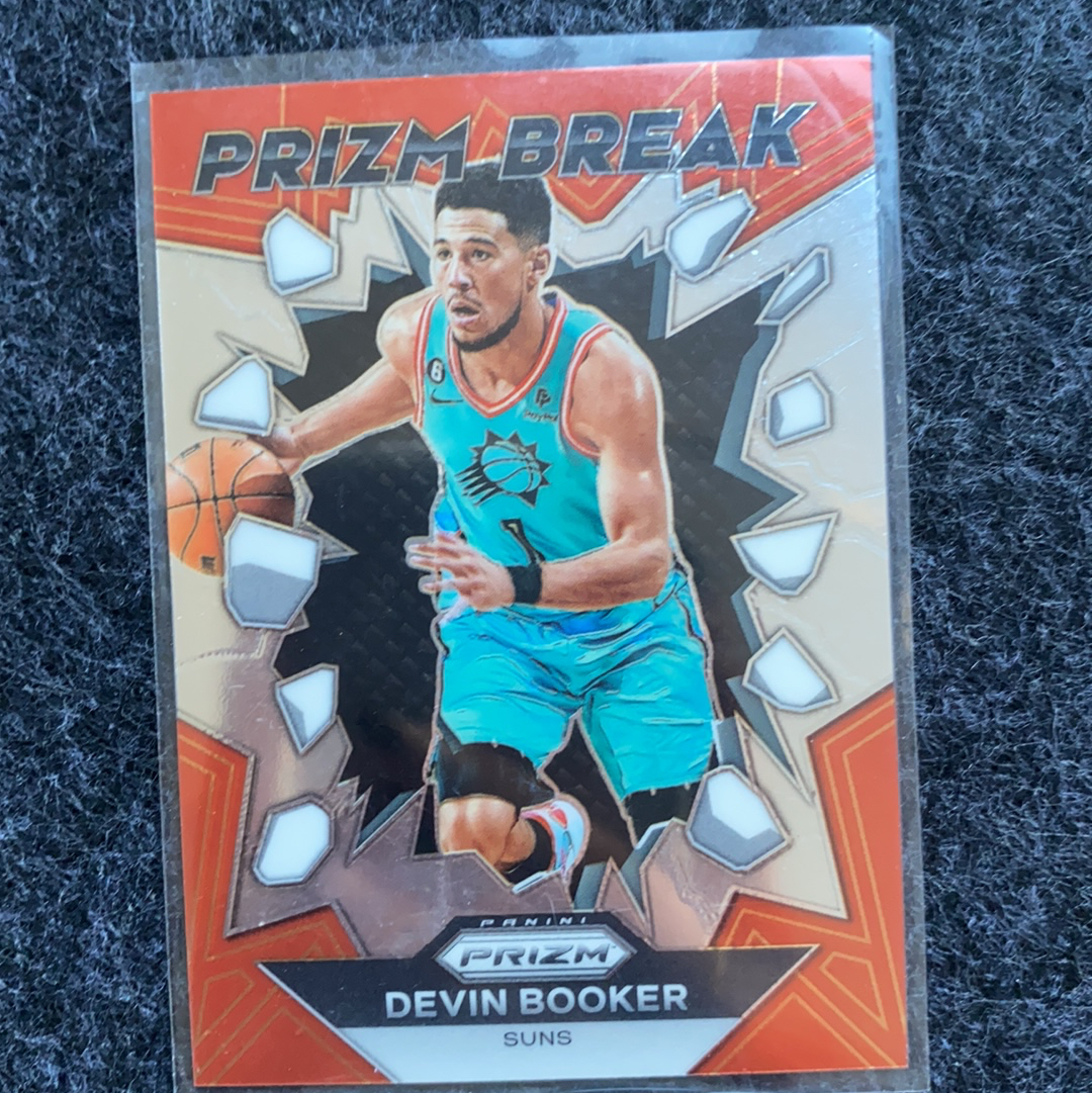 2023-24 Panini Prizm Devin Booker 太阳 德文 布克 碎石 特卡  不保卡品  杰-接上拍