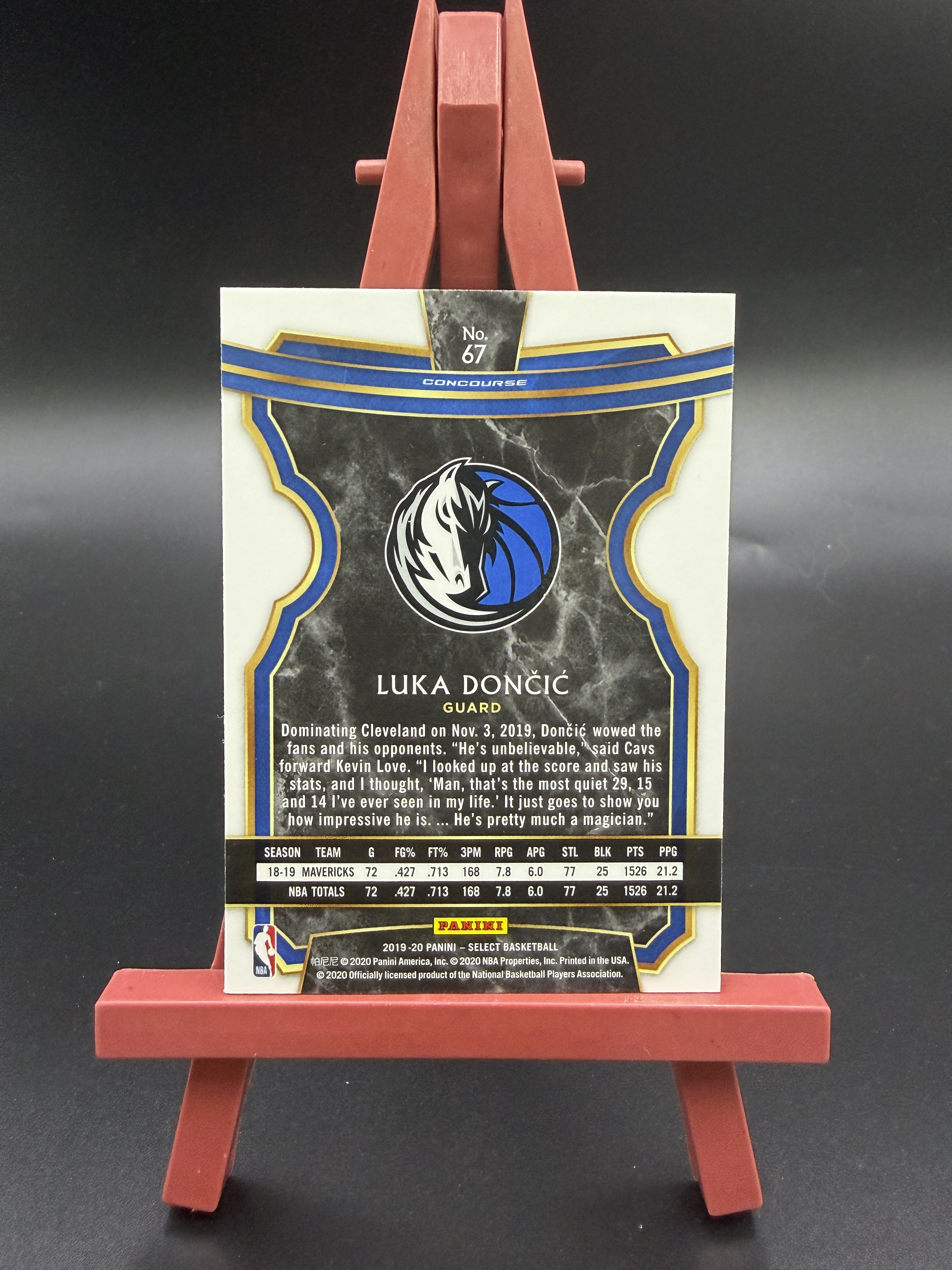 【西子拍卖】2019-20 Panini Select Luka Doncic 卢卡 东契奇 一级 独行侠 卡品如图 XZ04