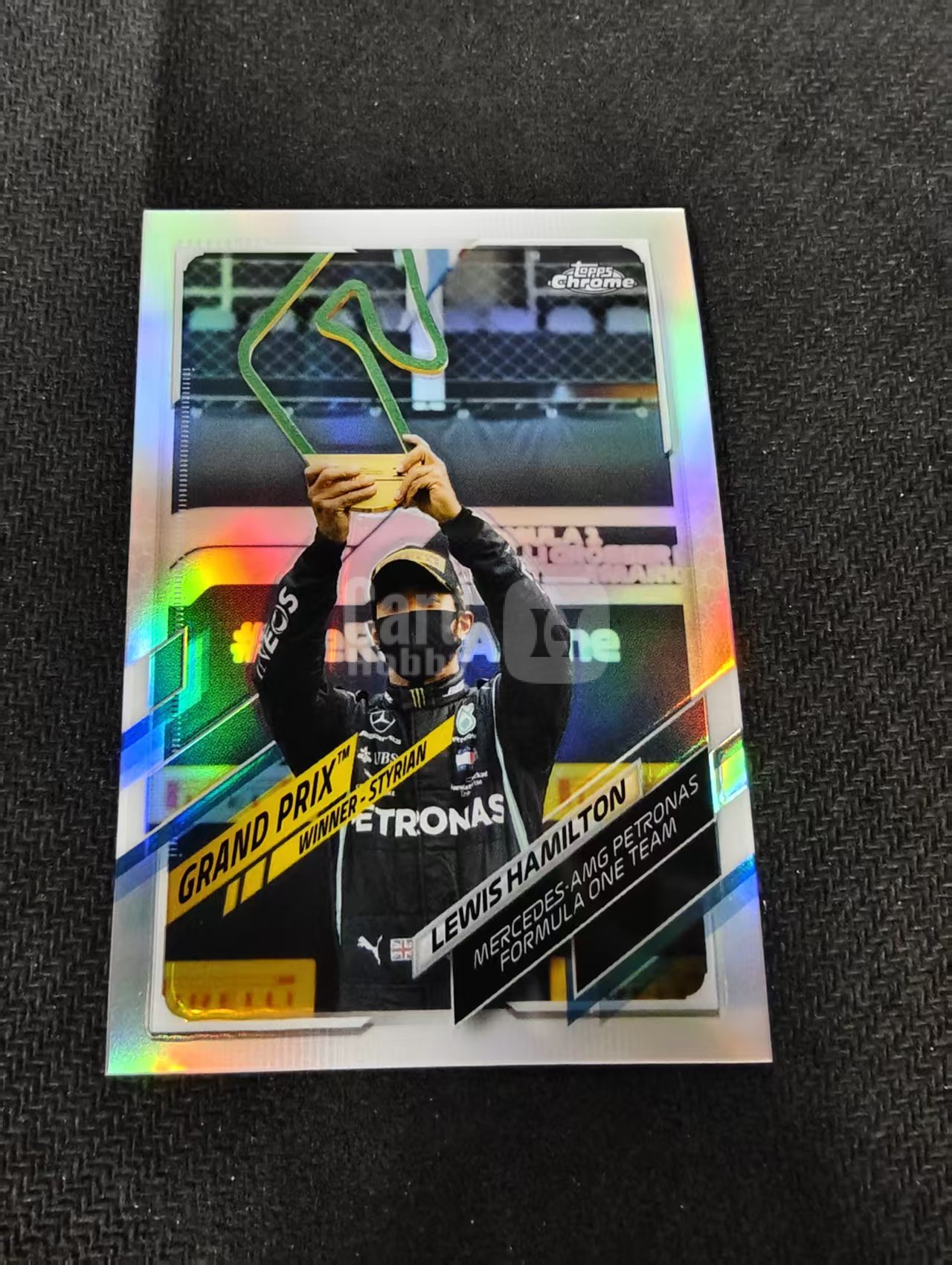 2021 Topps Chrome Lewis Hamilton F1 梅赛德斯奔驰车队 刘易斯 汉密尔顿 银折 划痕 边角瑕疵 #139