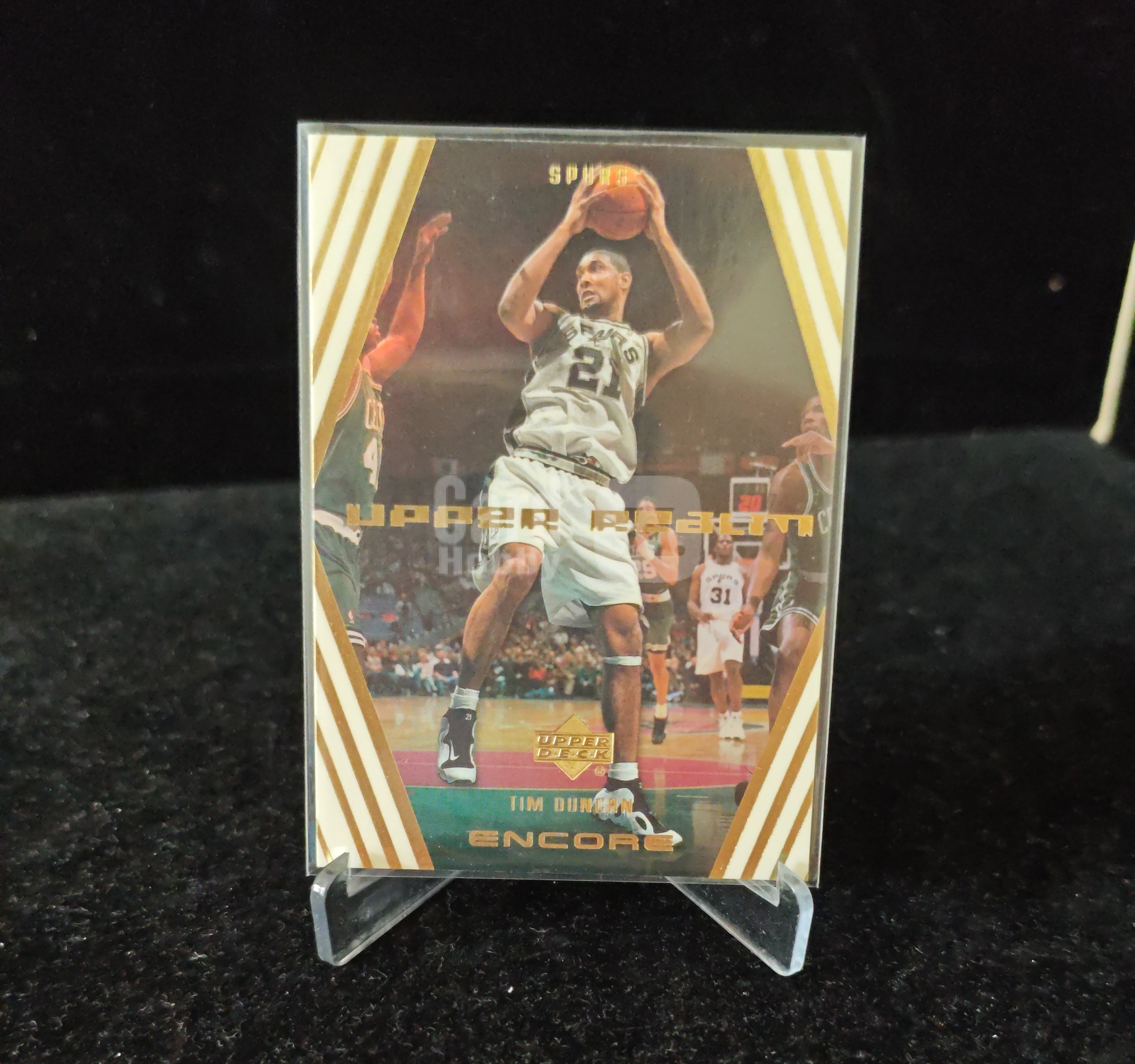 2000 Upper Deck Encore Tim Duncan #UR3 邓肯 石佛 圣安东尼奥马刺 折射 卡品如图