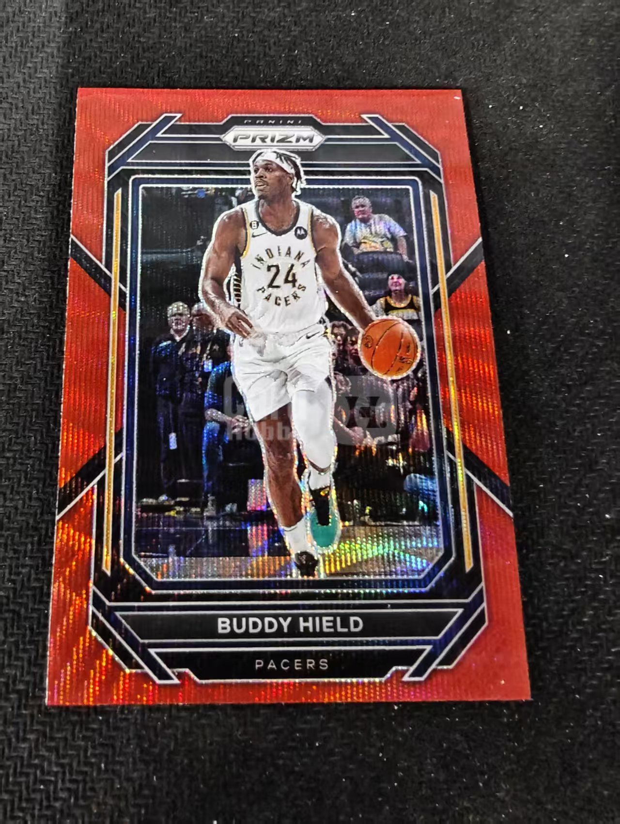 2022-23 Panini Prizm Buddy Hield 巴迪 希尔德 步行者 红波纹 PZ 划痕 边角瑕疵 #95