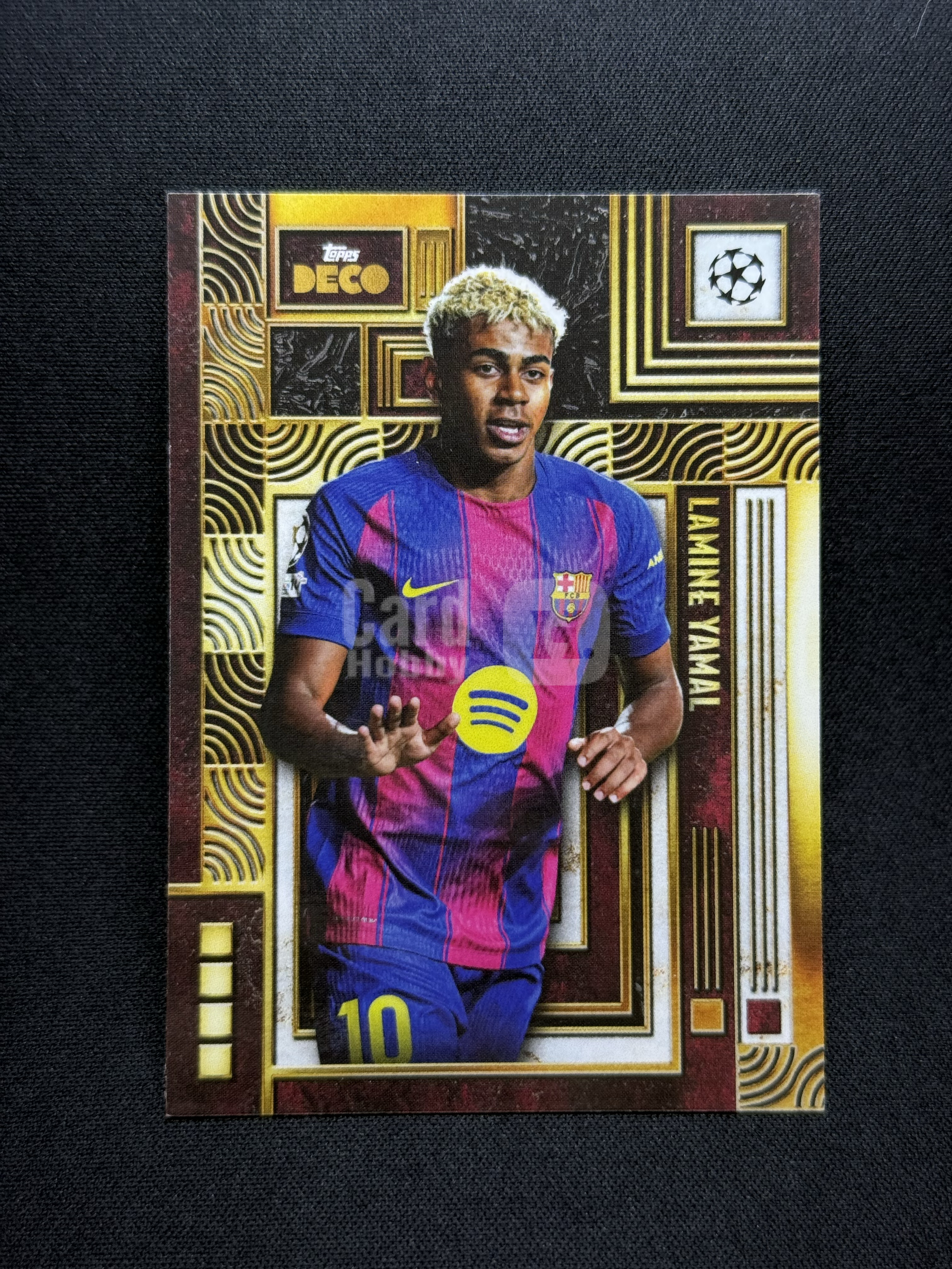 2024-25 Topps Deco Lamine Yamal 【小贝代拍】欧冠 德科 巴萨 拉明 亚马尔 Base 瑕疵如图 拍前看描述 H MCW