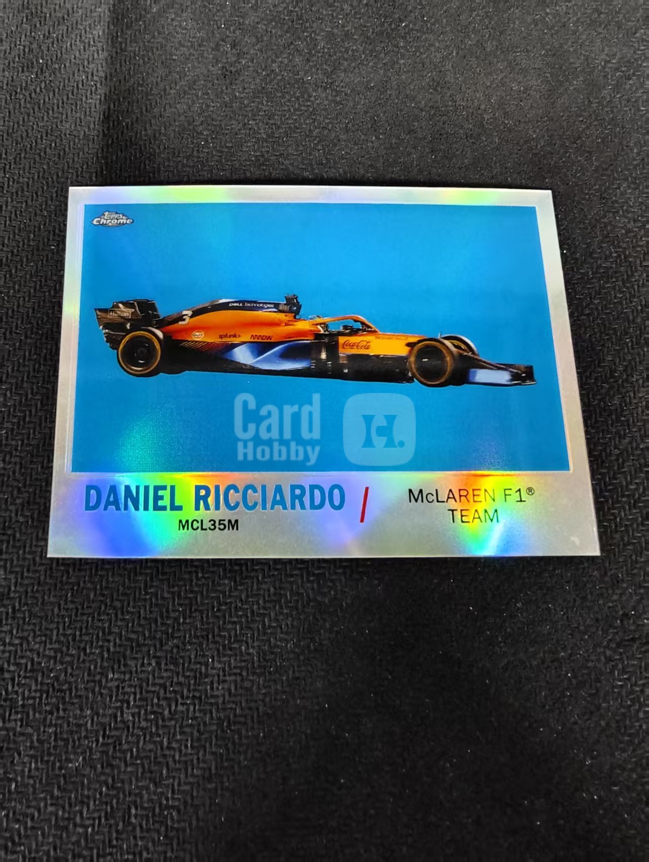 2021 Topps Chrome F1 Daniel Ricciardo 丹尼尔 里卡多 银折 F1 划痕 边角瑕疵 #DR