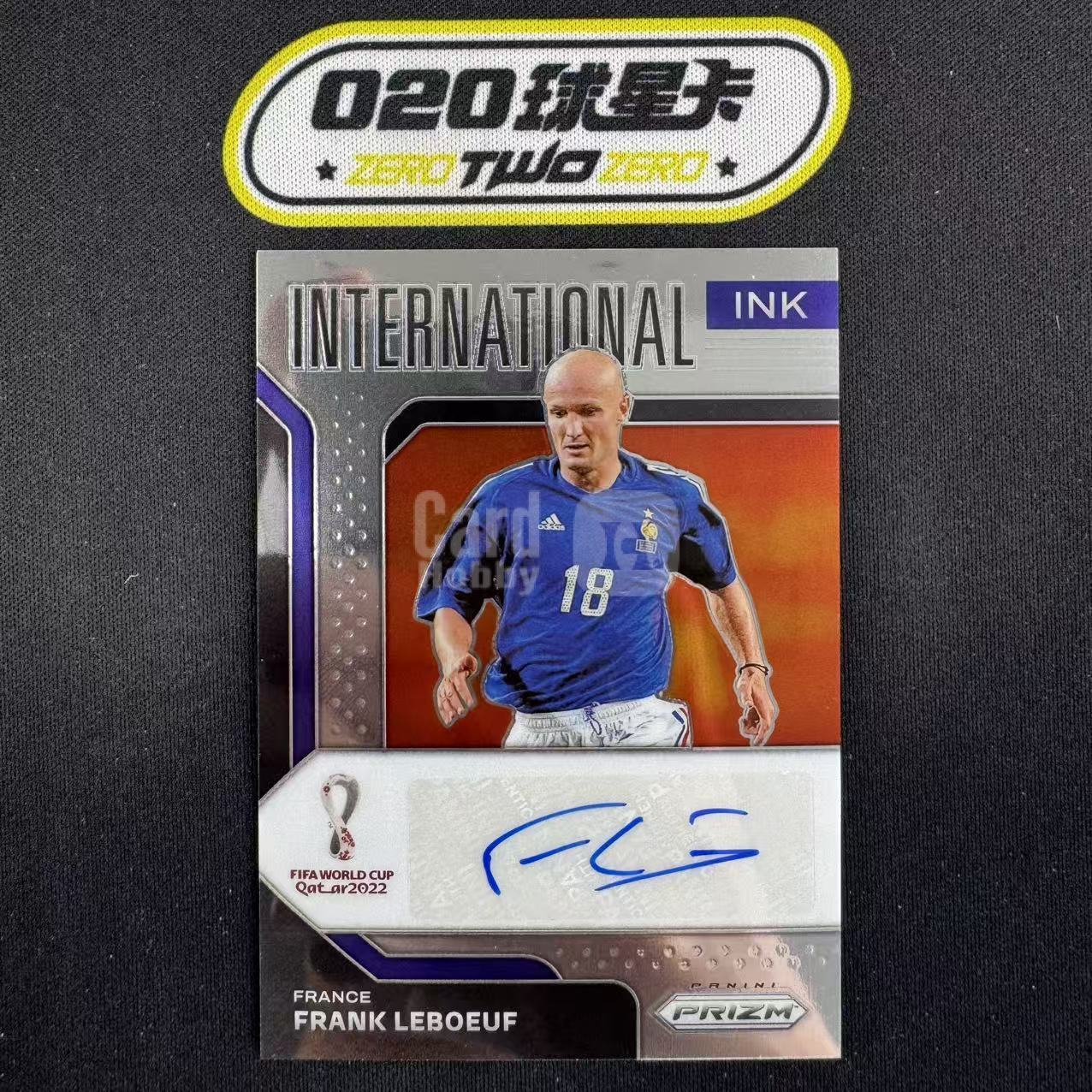 2022 Panini World Cup Prizm Frank LeBoeuf 世界杯Prizm 弗兰克 勒伯夫 国际墨水签 签字 法国(OSORA)