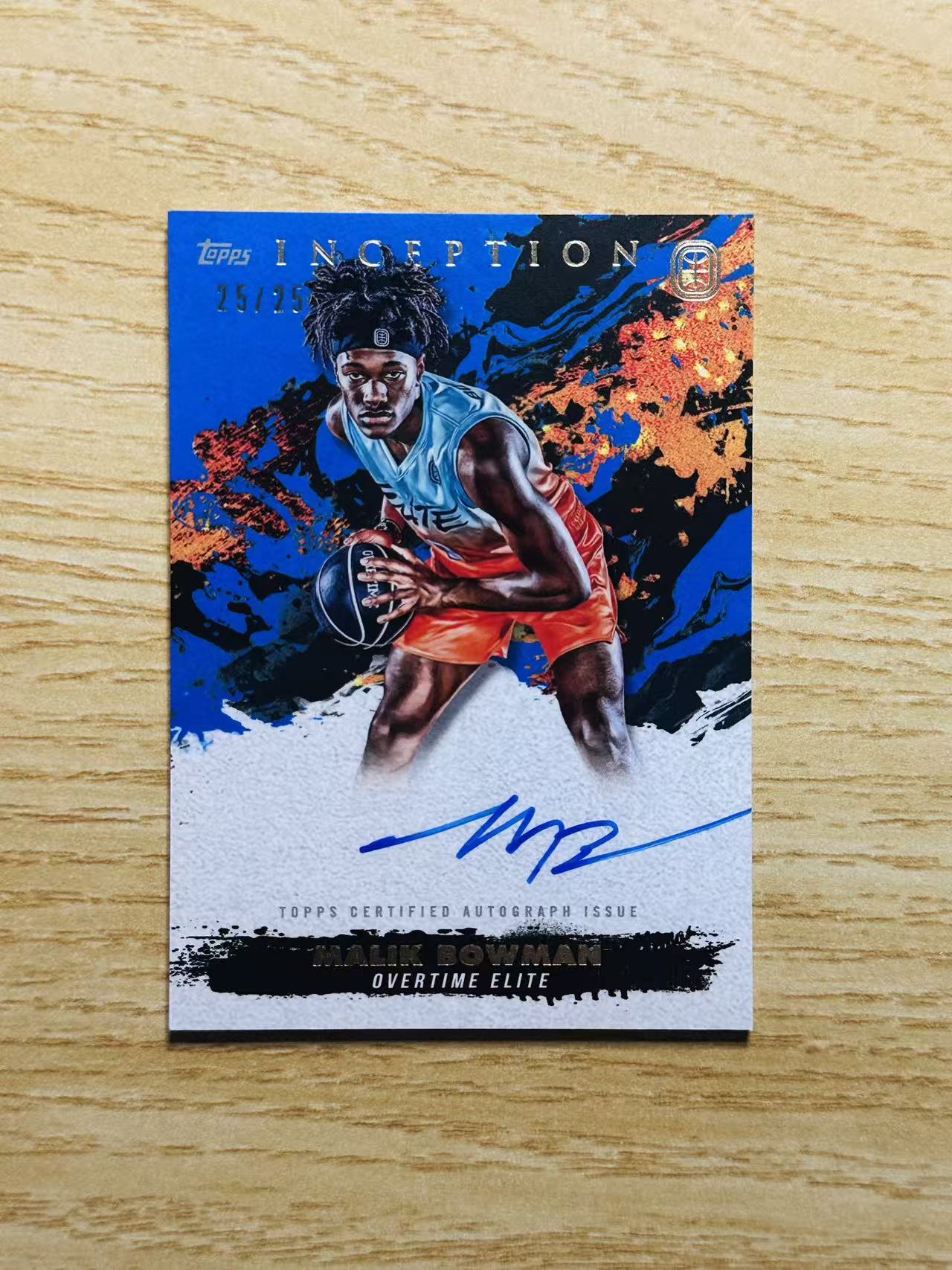 2021-22 Topps 盗梦空间 bowman 嘿嘿代卖 鲍曼 签字 卡签 25编 25/25 尾编 收藏必备