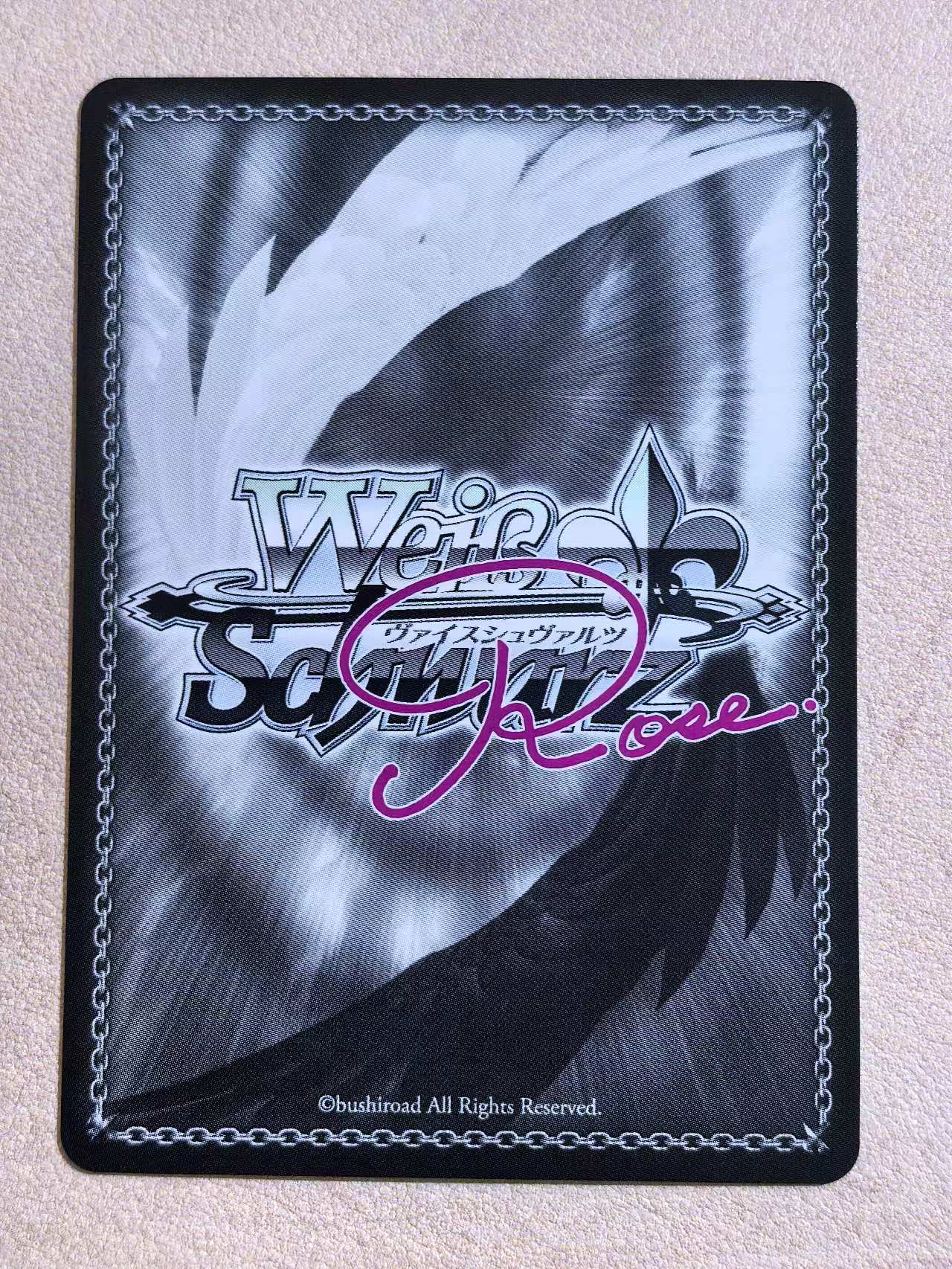 Weiss Schwarz Rose《野良与皇女与流浪猫之心 2》系列 “家务交给我 纱千”OS03/R03‑032OFR OFR闪卡 默认微瑕 卡品如图