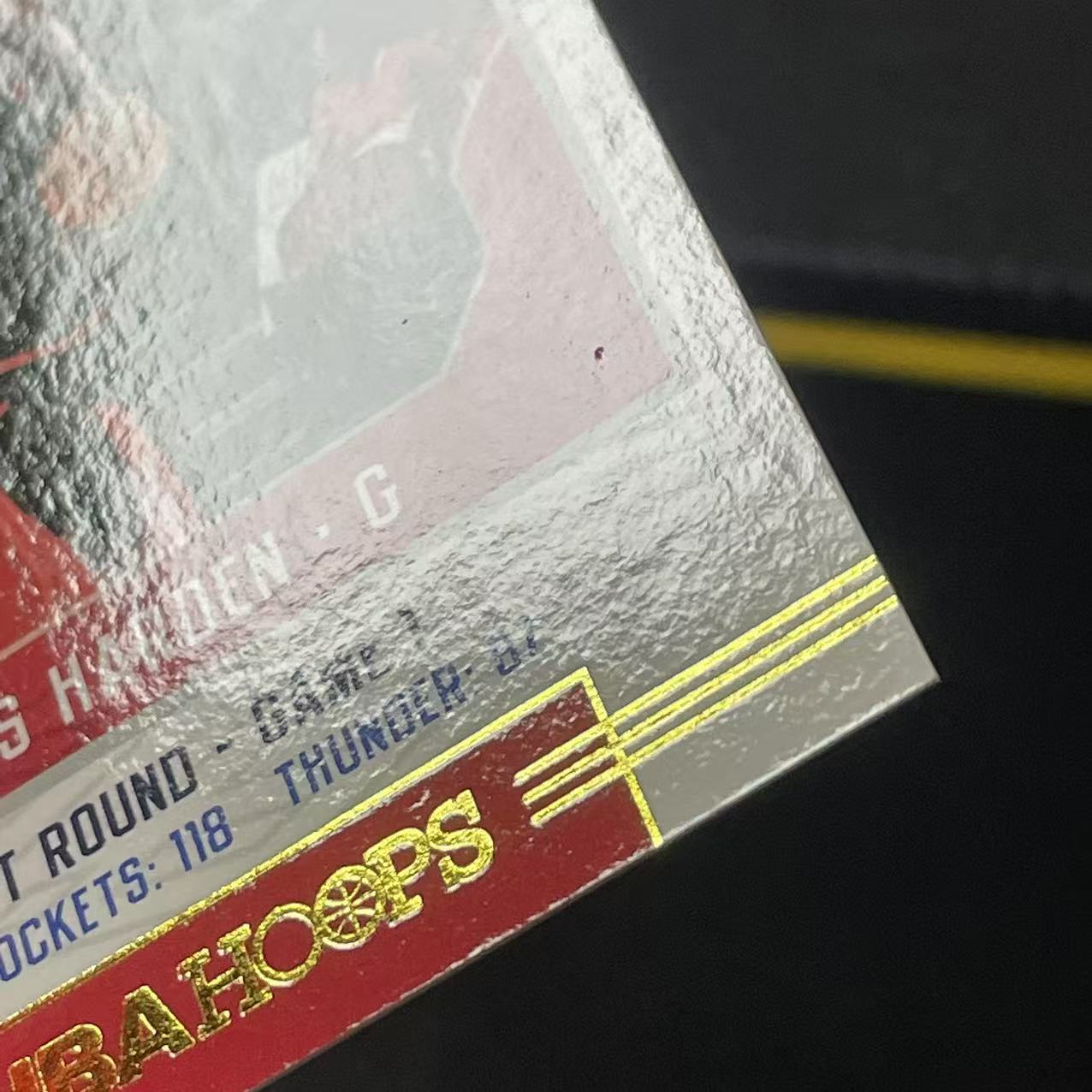 2017-18 PANINI HOOPS JAMES HARDEN 詹姆斯 哈登 大胡子 总冠军之路 特卡 1831/2017编 火箭 雷霆 蓝球 瑕疵如图【小北】 Q7 臭臭-114#