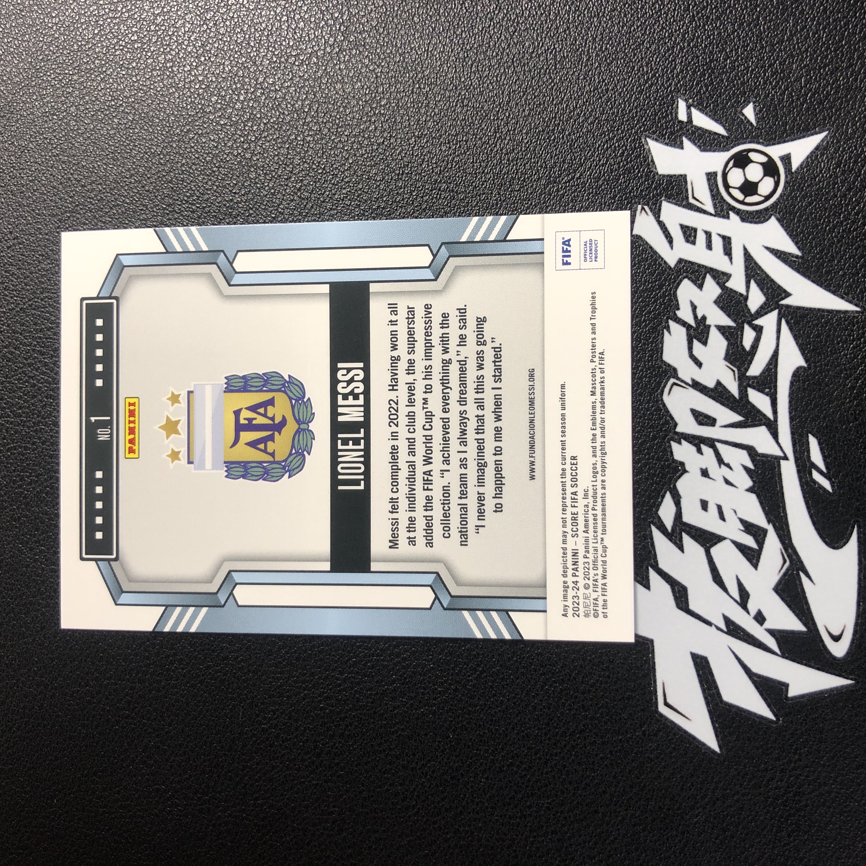 【拔脚代卖】2023-24 Panini Score Lionel Messi 巴萨 巴黎 迈阿密国际 阿根廷 利昂内尔 梅西 GOAT收藏必备 瑕疵如图|拔脚强哥BC2