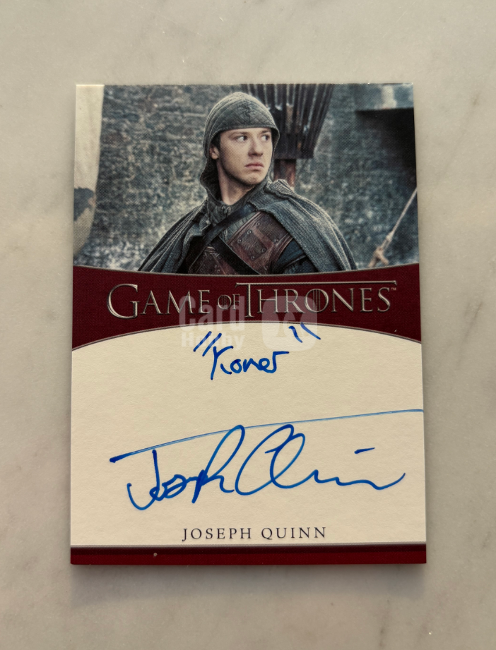 2021 Other Game of Thrones Joseph Quinn HBO 权游 权利的游戏 权力的游戏 冰与火之歌 约瑟夫奎因 铭文卡签 角色Koner