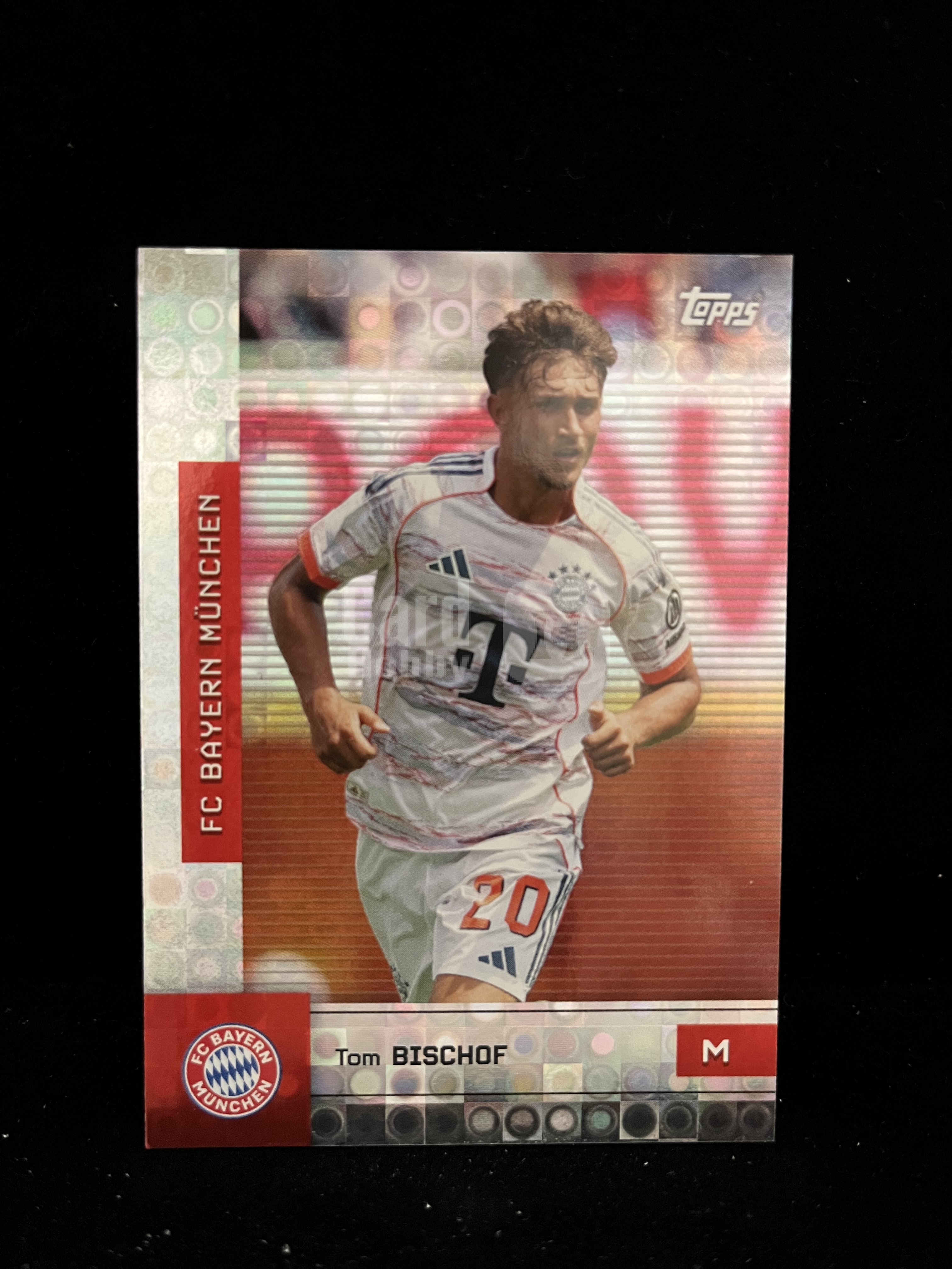 免费代拍 2025 Topps FC Bayern Munchen Team Set 德甲 汤姆·比朔夫 Tom Bischof 折射 卡品如图#G506