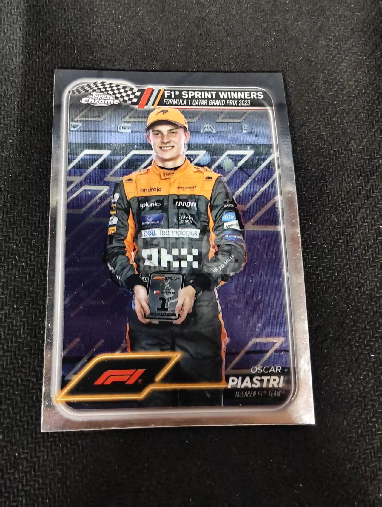 2024 Topps Chrome F1 Oscar Piastri 方程式赛车 奥斯卡 皮亚斯特里 迈凯伦车队 划痕 边角瑕疵 #151