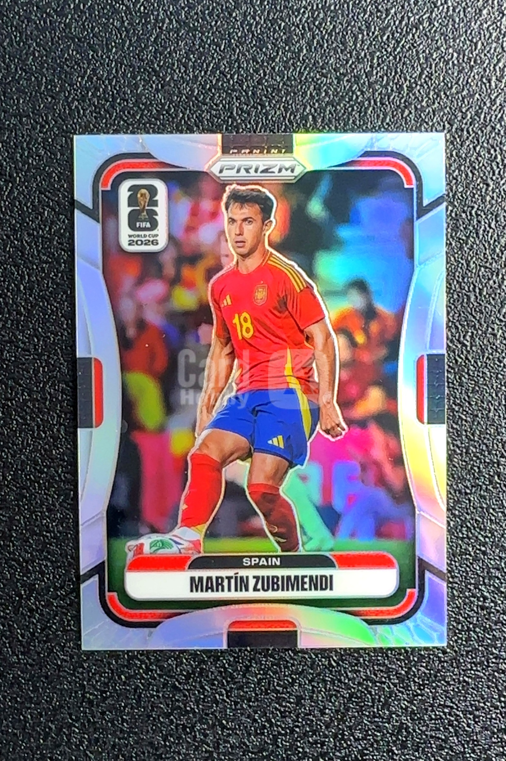 【岛屿拍卖】2026 Panini Prizm Martín Zubimendi 马丁·祖比门迪 银折 折射 卡品如图 高价值 #66 Spain 西班牙 0023#164