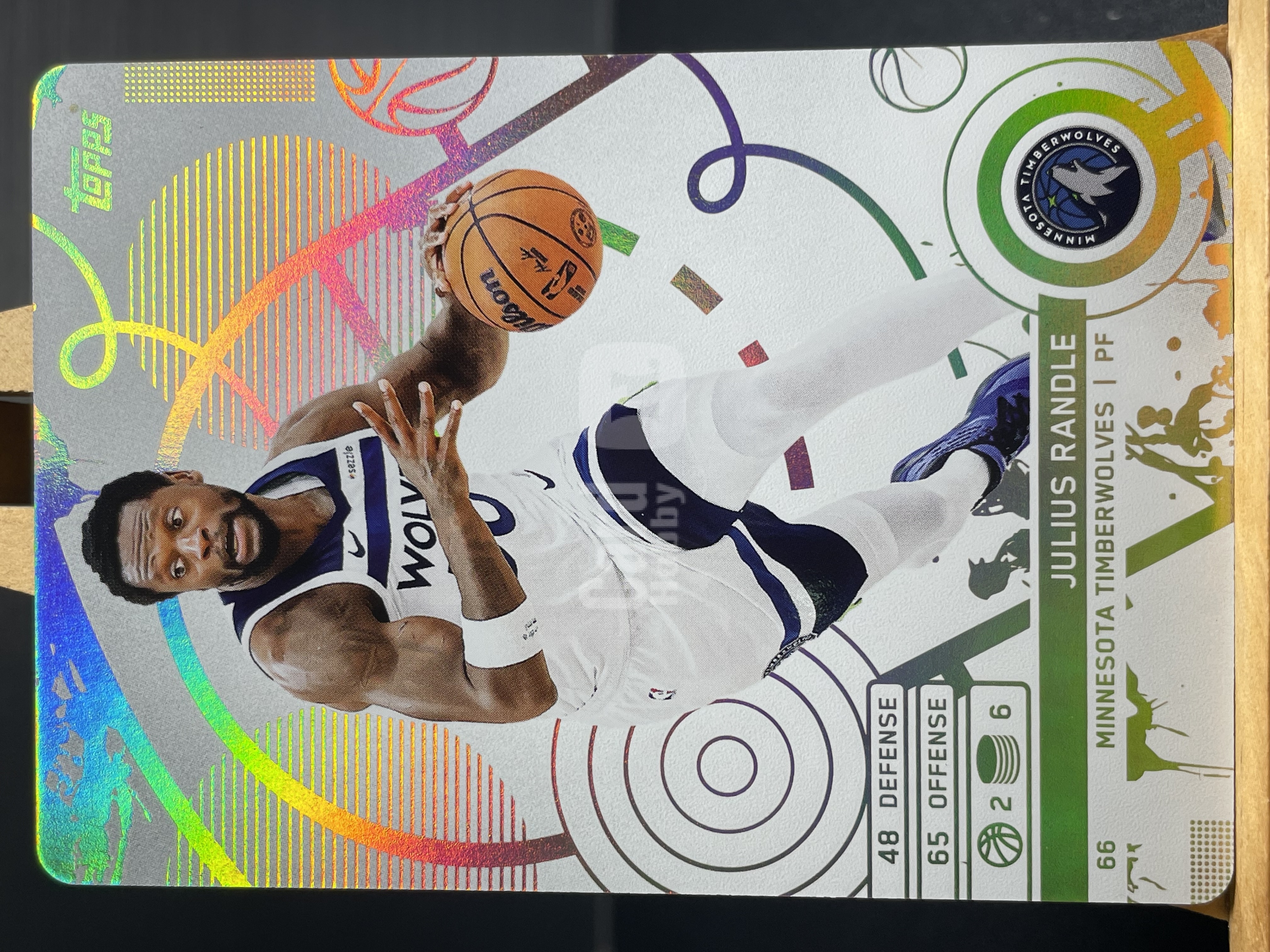 (T3) 2025 TOPPS 折射 兰豆 朱利叶斯 兰德尔 森林狼 近期大热球星 收藏凑套必备 卡品如图 !!!