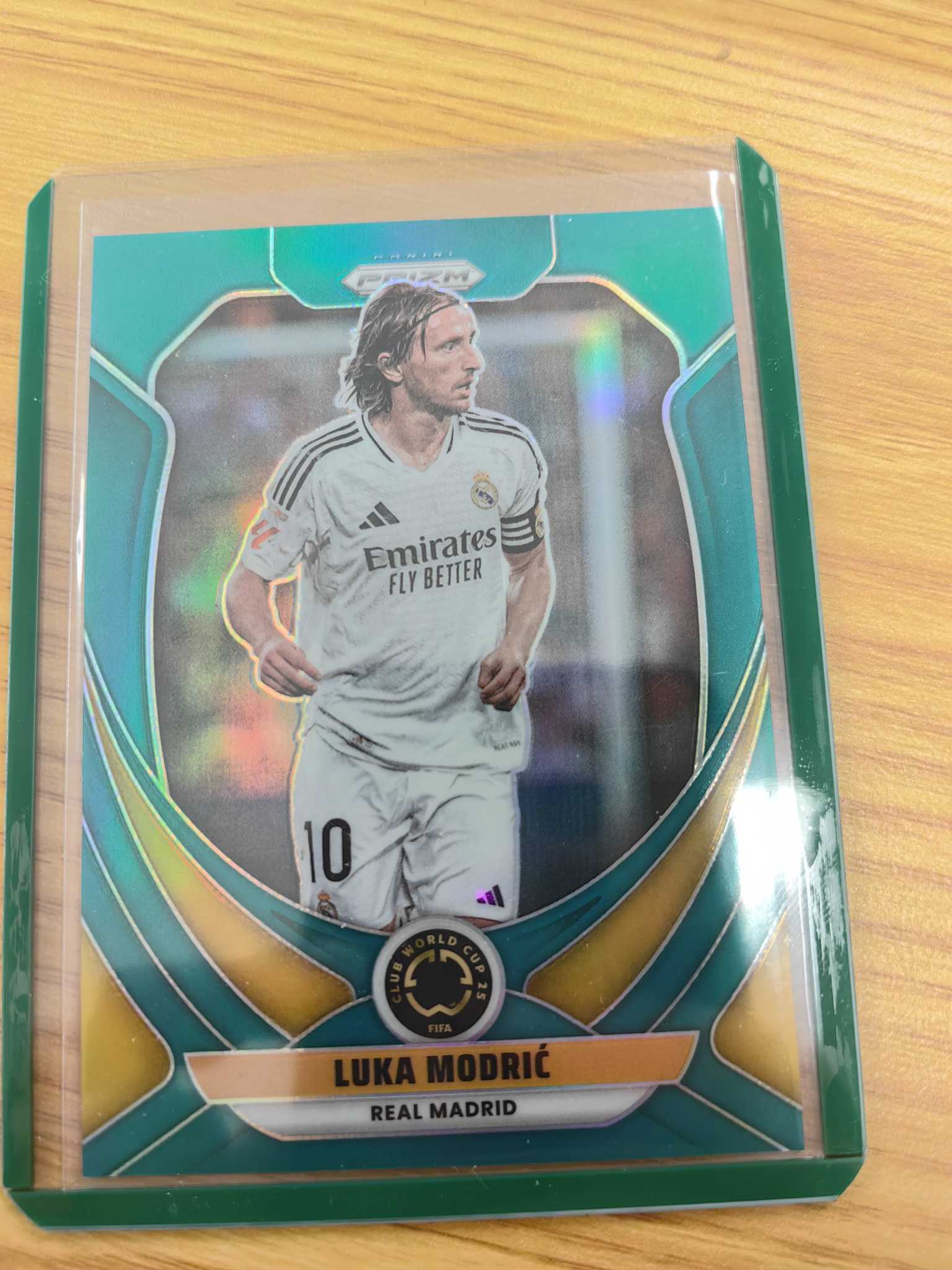 【坚果卡牌代拍】2025 Panini Prizm FIFA Club World Cup Luka Modric 世俱杯Pz 皇家马德里 AC米兰 莫德里奇 青折 /99编 空灵10.28