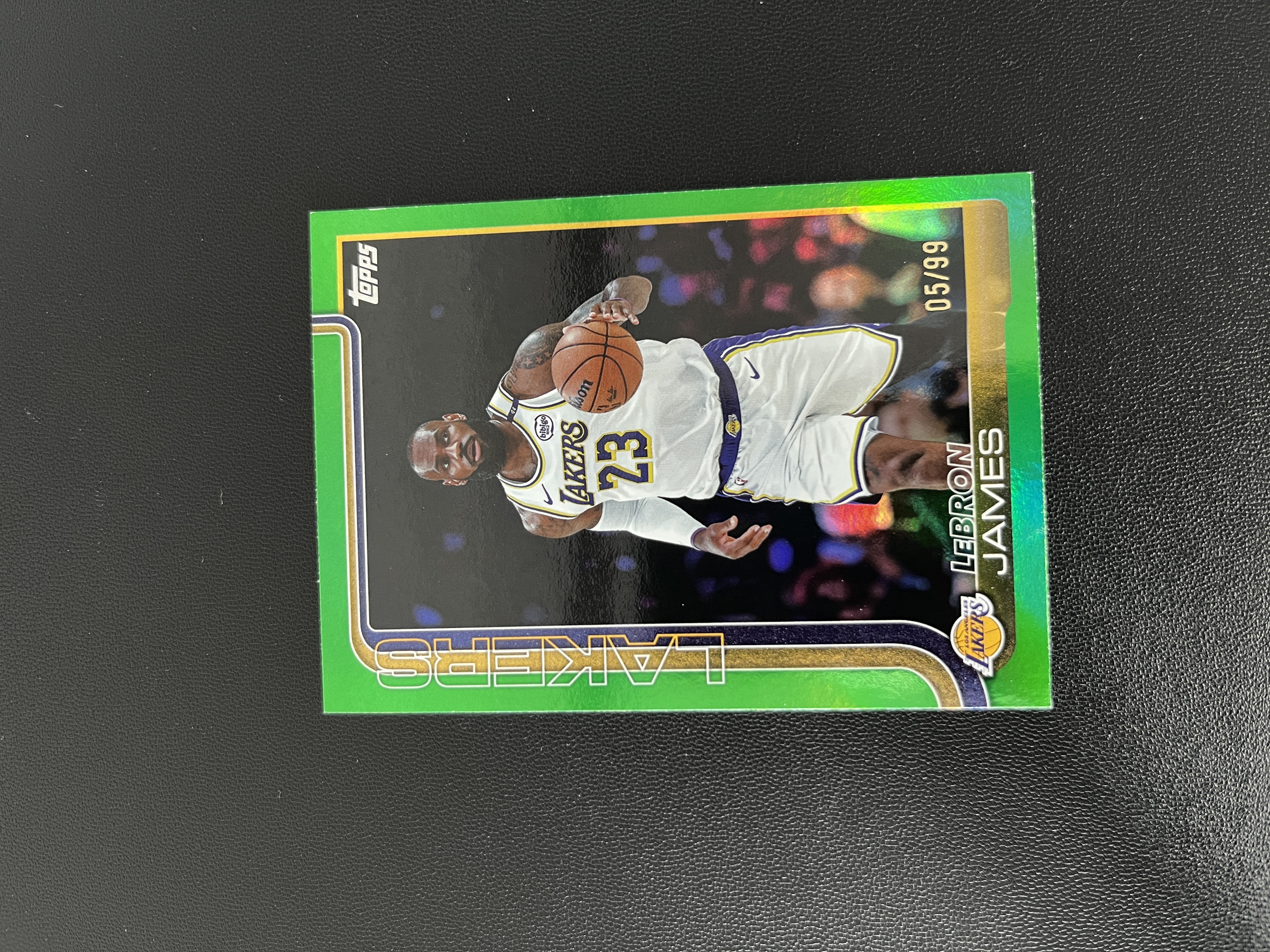 2025-26 Topps Flagship Bradley Beal 【禄卡拍卖】勒布朗 詹姆斯 绿折 99编 洛杉矶湖人 11.2-BHA-Z02