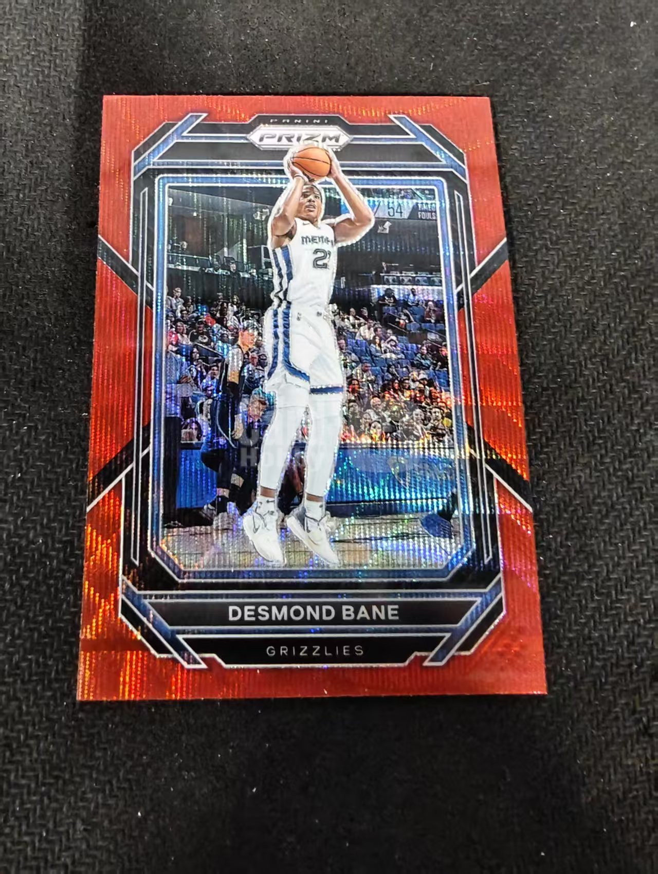 2022-23 Panini Prizm Desmond Bane 德斯蒙德 贝恩 灰熊 红波纹 PZ 划痕 边角瑕疵 #217