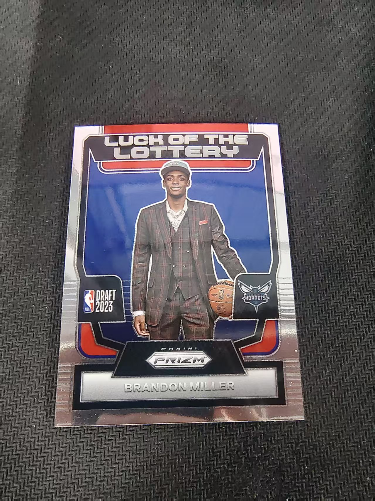 【可合并,不累计】2023-24 Panini Prizm Brandon Miller RC pz 布兰登 米勒 新秀 乐透秀定裝特卡 PZ 划痕 边角微瑕 介意勿拍 #13