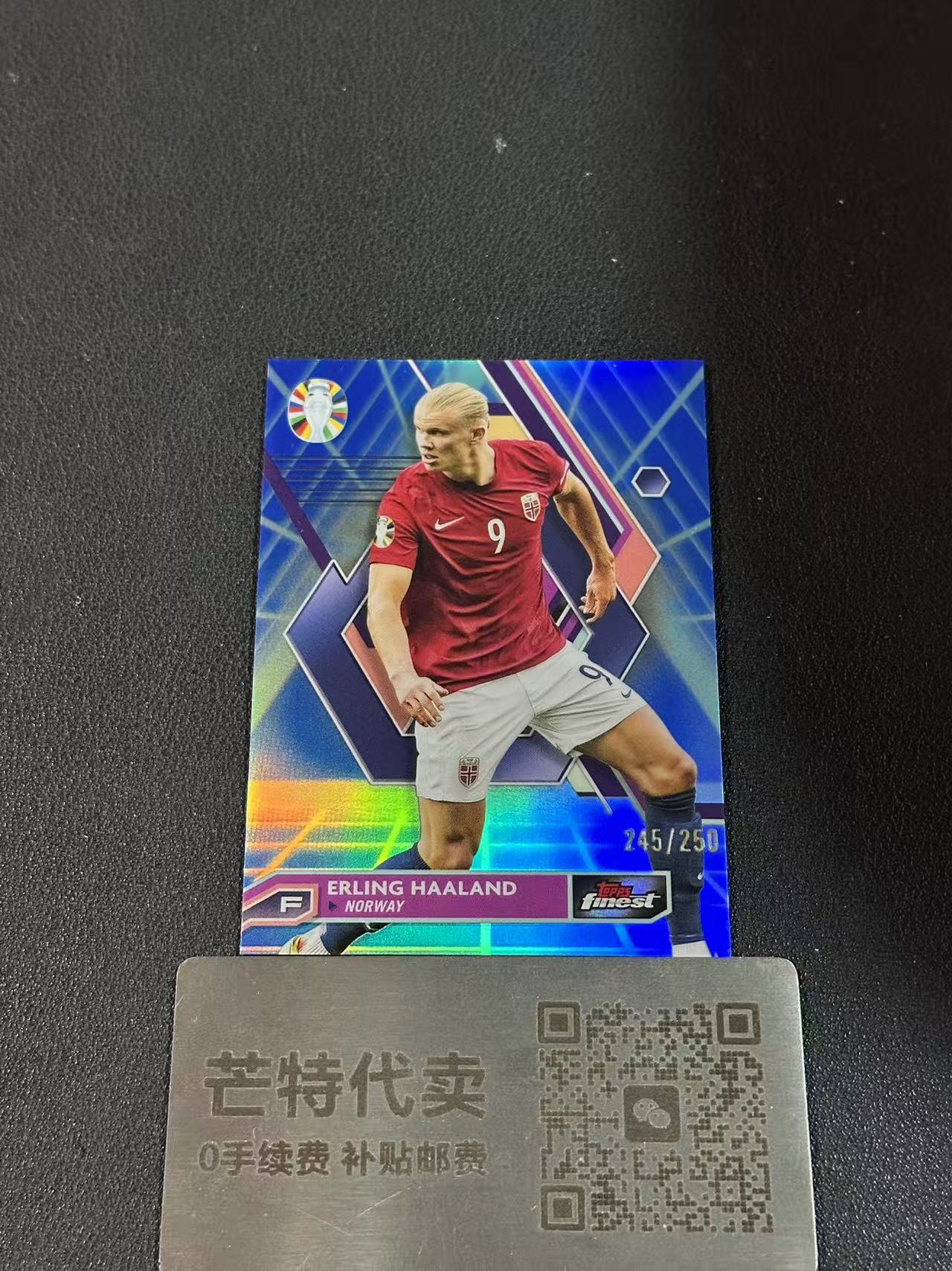 【芒特代卖】2022 topps finest erling haaland 德甲 多特蒙德 哈兰德 魔人布欧 紫折 折射 250编 专收必备
