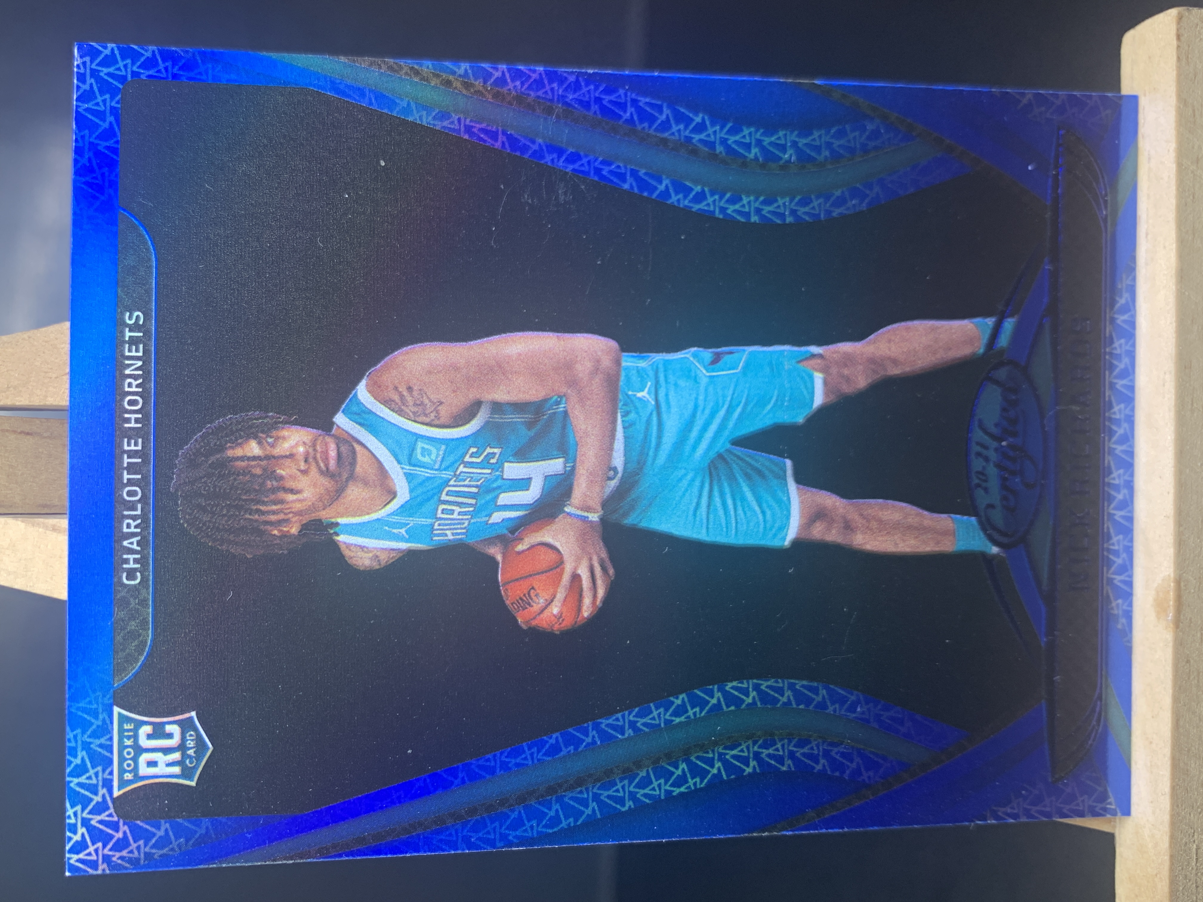 (K4) 2020-21 PANINI 卫生巾系列 蓝折 新秀RC  尼克 理查兹 黄蜂  近期大热球星  收藏必备 卡品如图 ! ! !