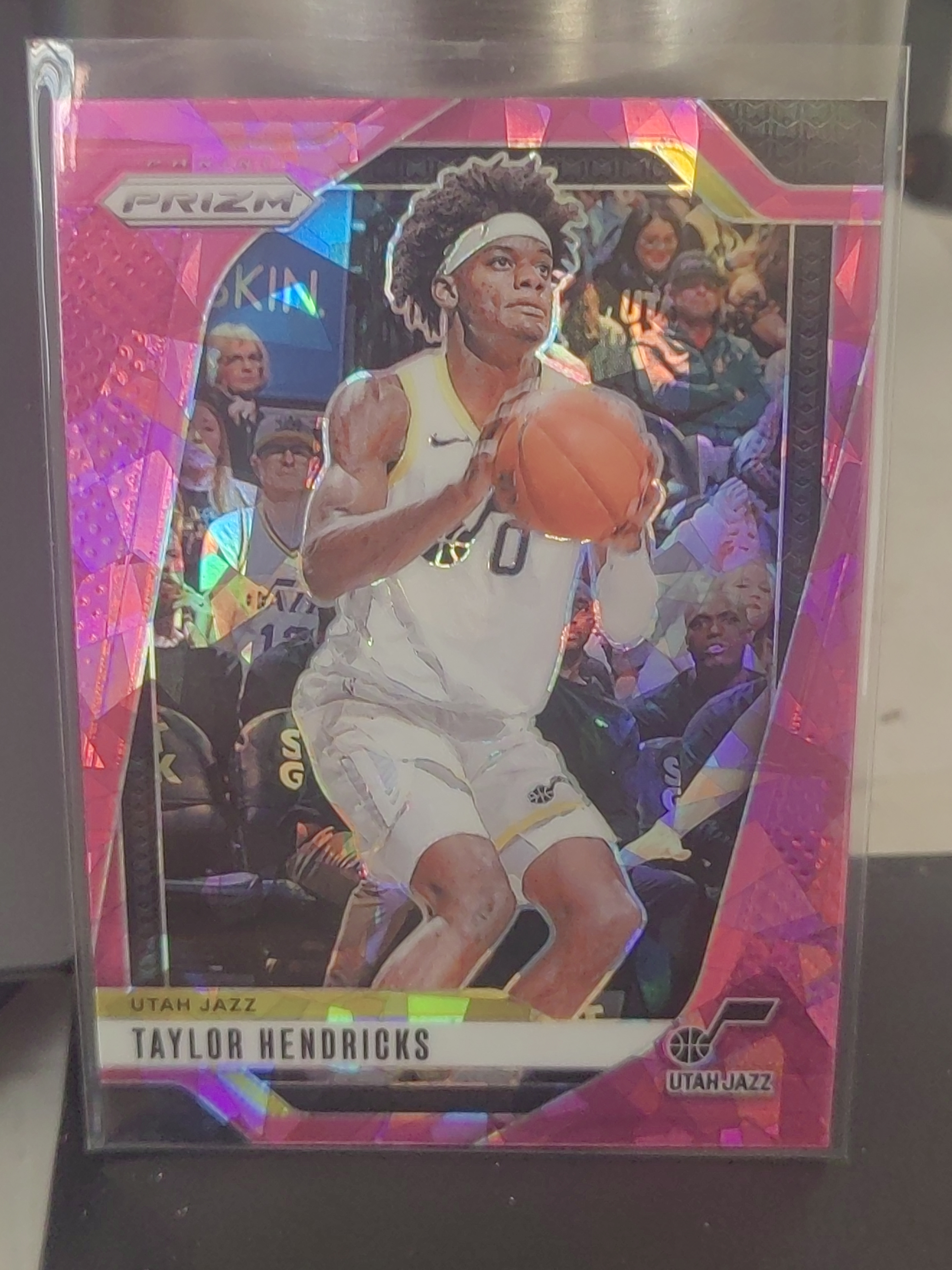 2024-25 Panini Prizm Taylor Hendricks PZ 粉碎冰 泰勒·亨德里克斯 爵士 篮 白边白角 不保卡品 卡品如图