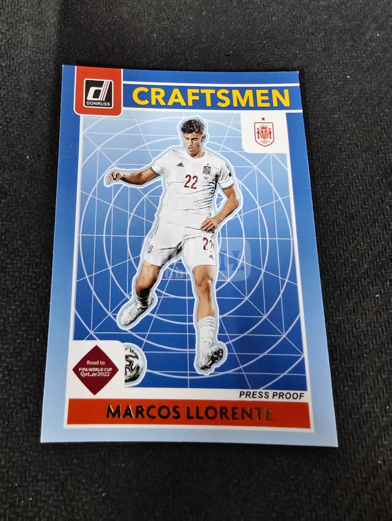 【可合并，不累计】2021-22 Panini Donruss Marcos Llorente 马竞 略伦特 杜蕾斯 Craftsmen特卡 边角瑕疵 #11