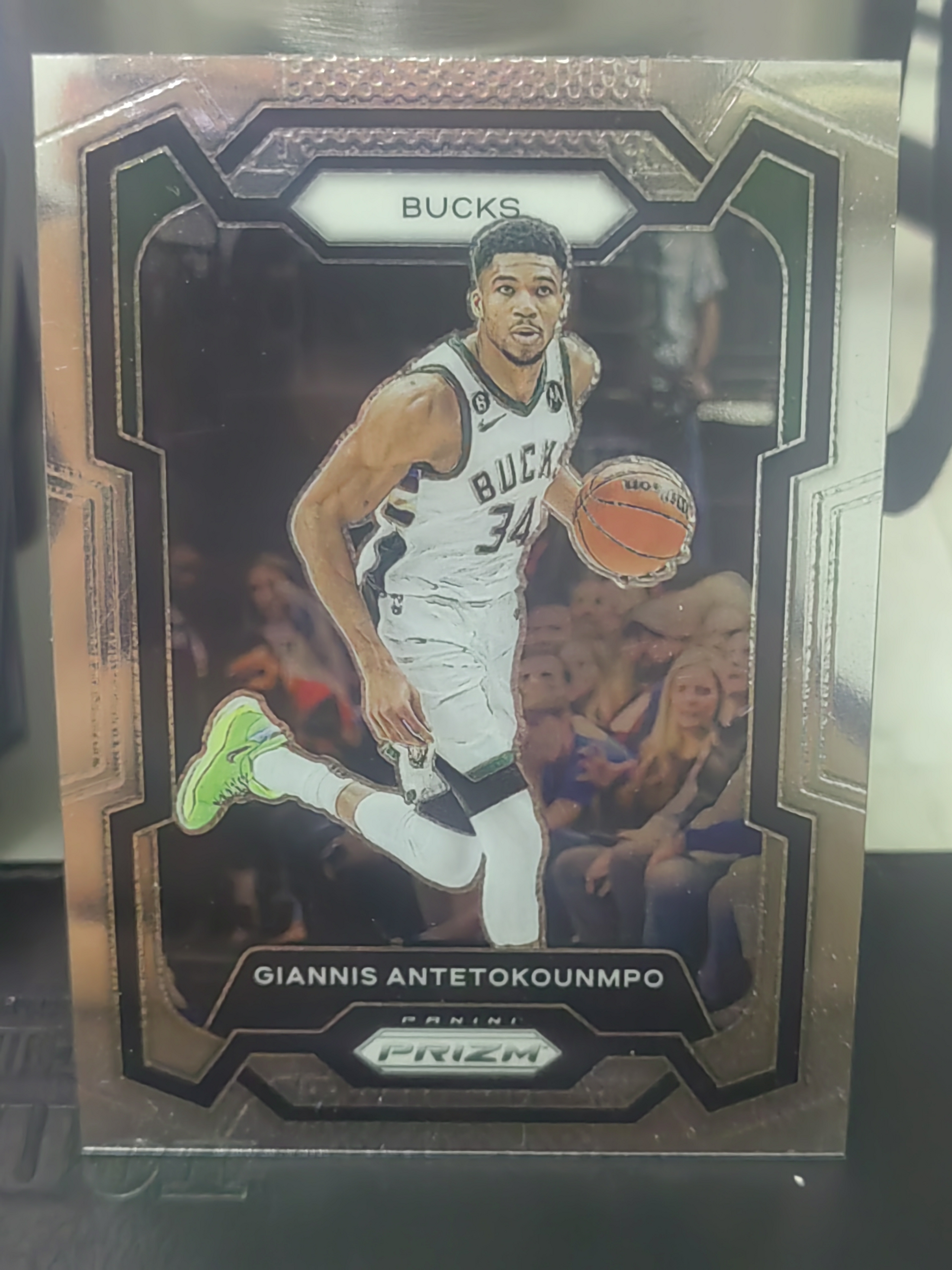 2023-24 Panini Prizm Giannis Antetokounmpo PZ 扬尼斯 阿德托昆博 字母哥 雄鹿 第二张 篮 白边白角 不保卡品 卡品如图