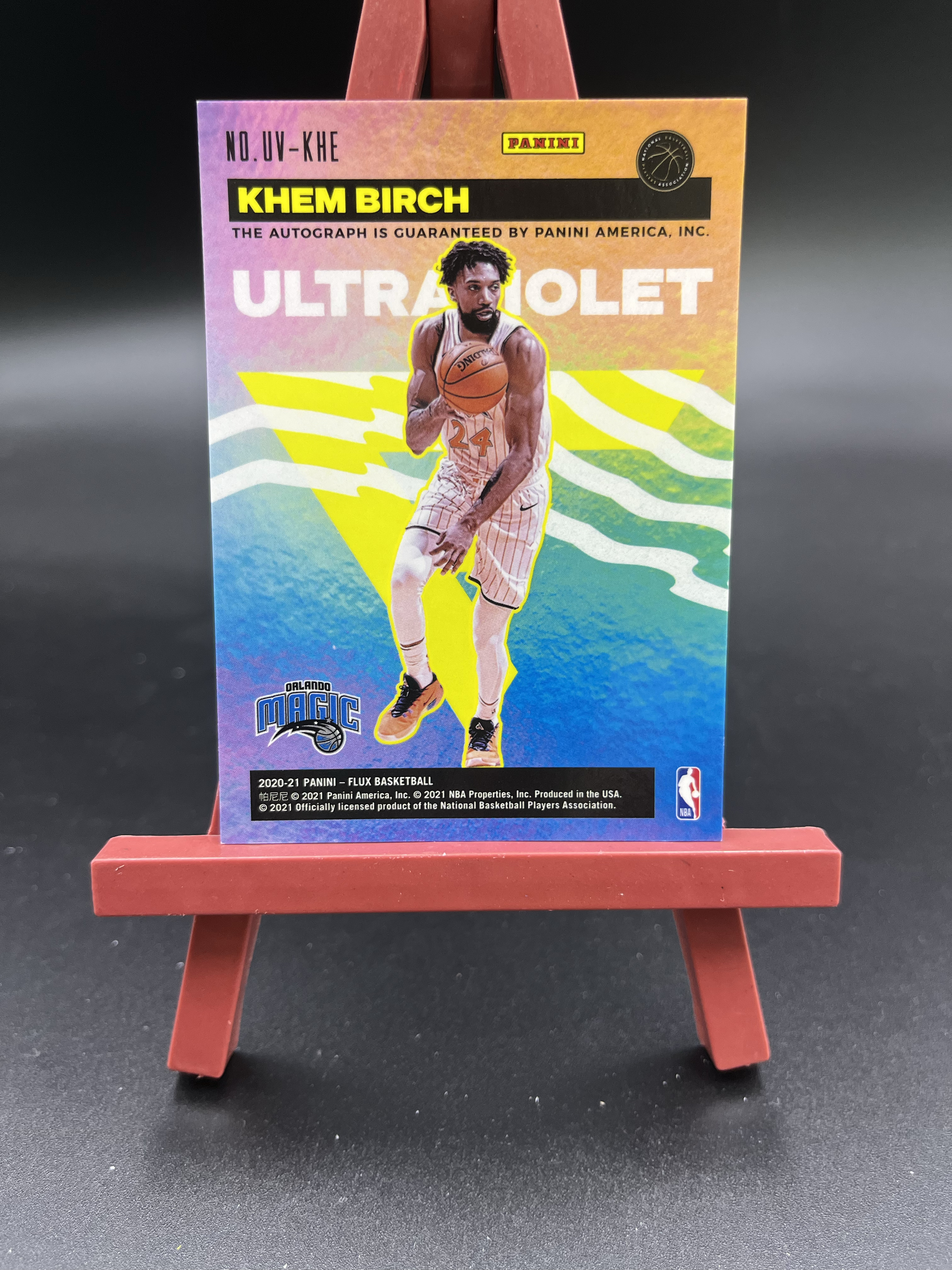 2020-21 panini flux khem birch 魔术 肯 伯奇 签字 ultraviolet 卡品如图【优质签字专场】04WZ