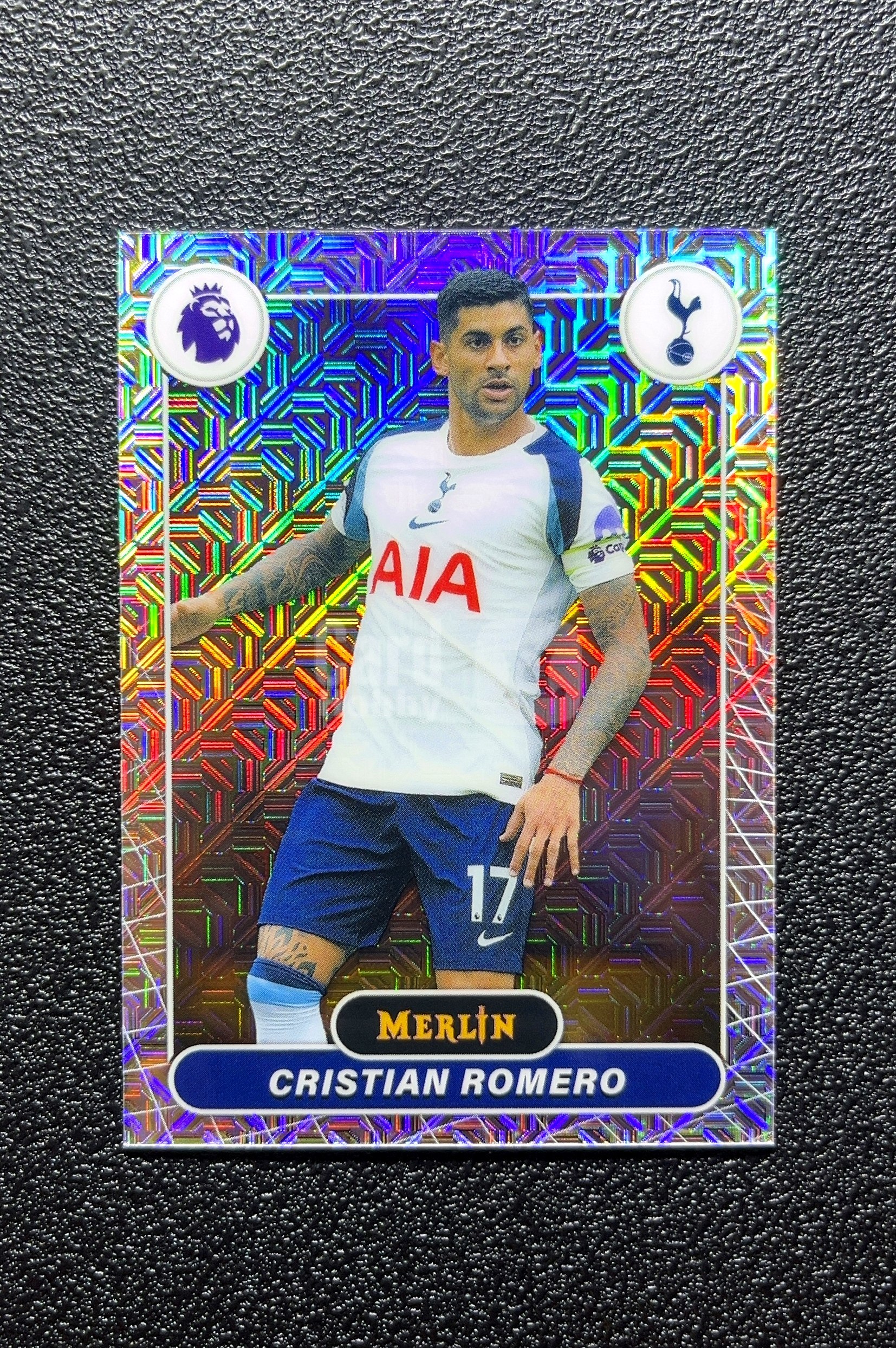 【小白1%代卖】2026 Topps Merlin Cristian Romero 克里斯蒂安·罗梅罗 银mojo折 折射 卡品如图 高价值 #180 Tottenham Hotspur 0802
