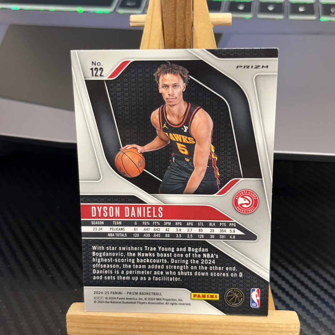 2024-25 Panini Prizm Dyson Daniels 戴森丹尼尔斯 老鹰 银碎冰 银折 折射 prizm系列 pz 卡品如图 凑图必备 值得收藏! 免费代卖!