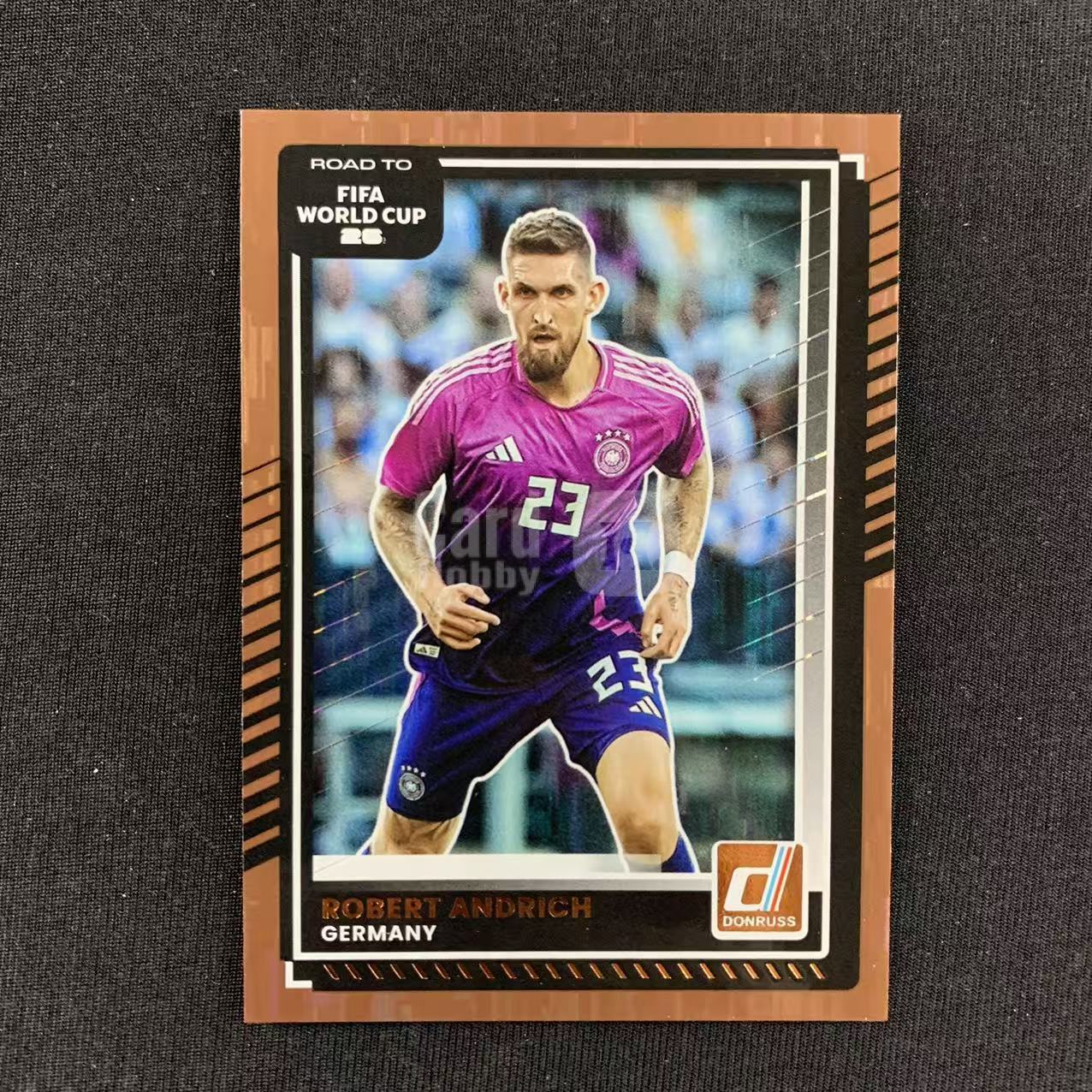 2025‑26 Panini Donruss Robert Andrich 罗伯特 安德里希 德国 世界杯 杜蕾斯 铜瀑布折 收藏必备 2