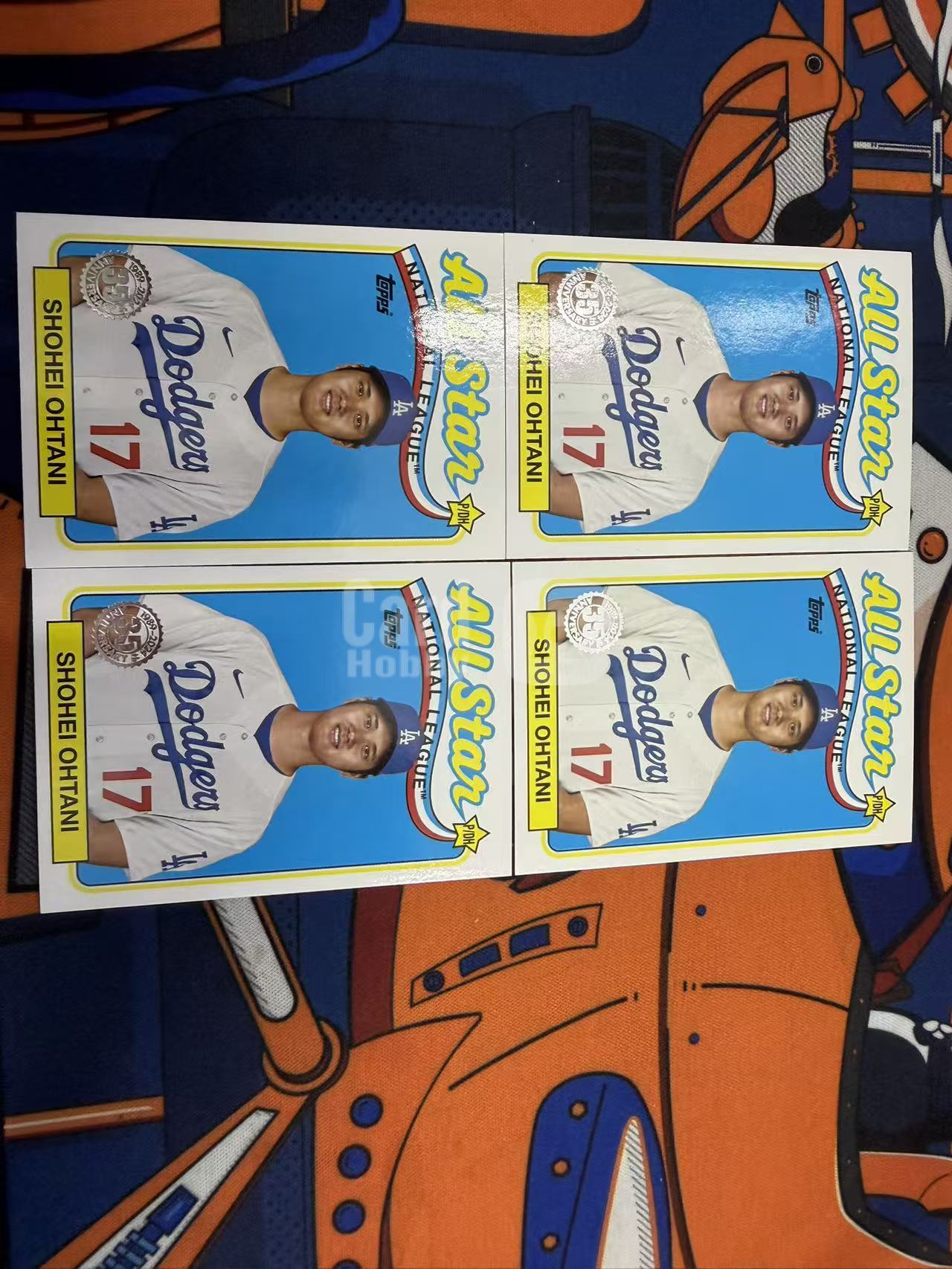 2024 Topps ALL-STAR Shohei Ohtani 4张大谷翔平 洛杉矶道奇队 All STAR特卡 卡固官方代卖 Gordon