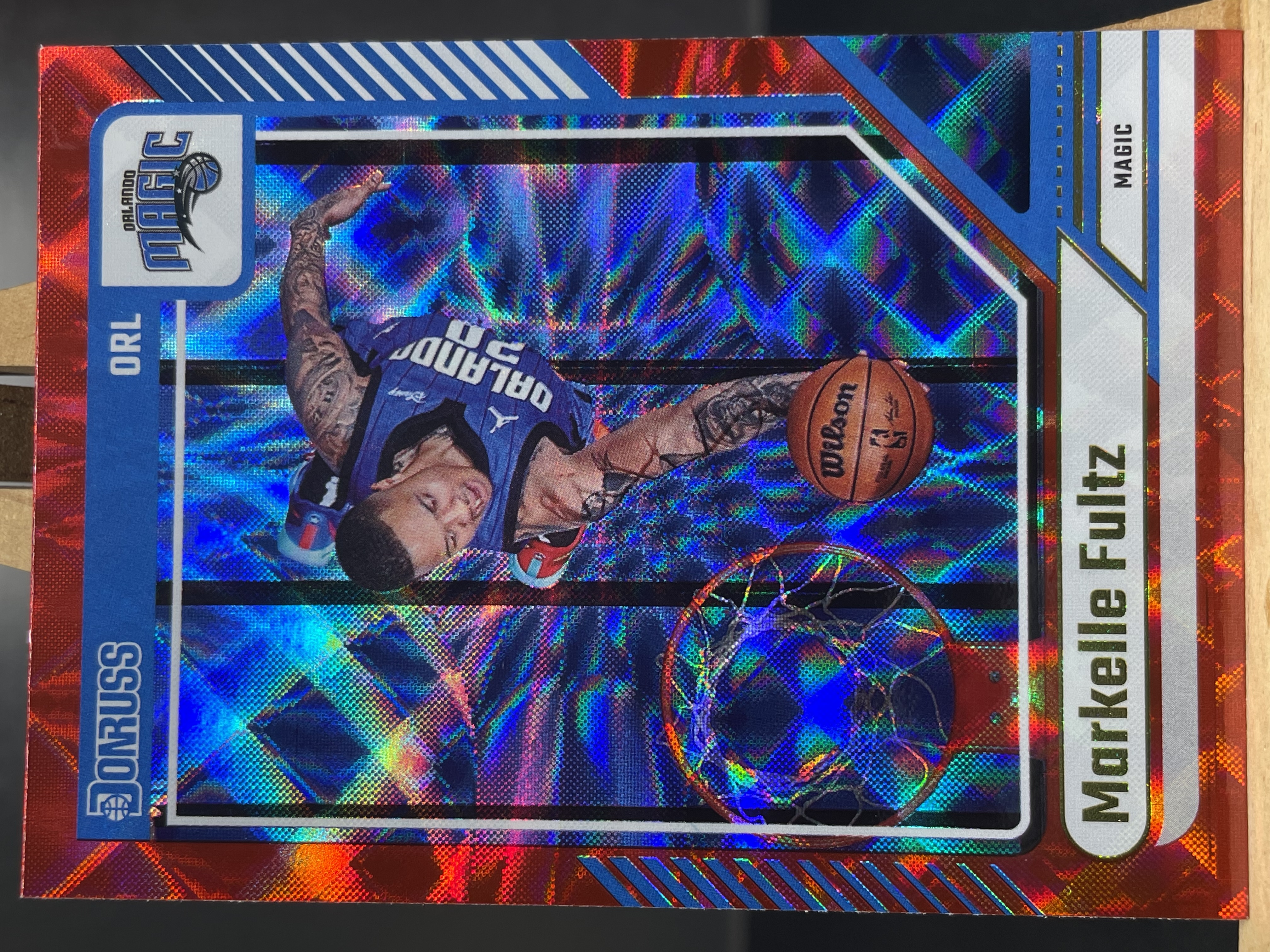 (B7) 2024-25 PANINI 杜蕾斯 系列 红蛛网折 马克尔 富尔茨 魔术 实卡好看 收藏凑套必备 卡品如图 !!!